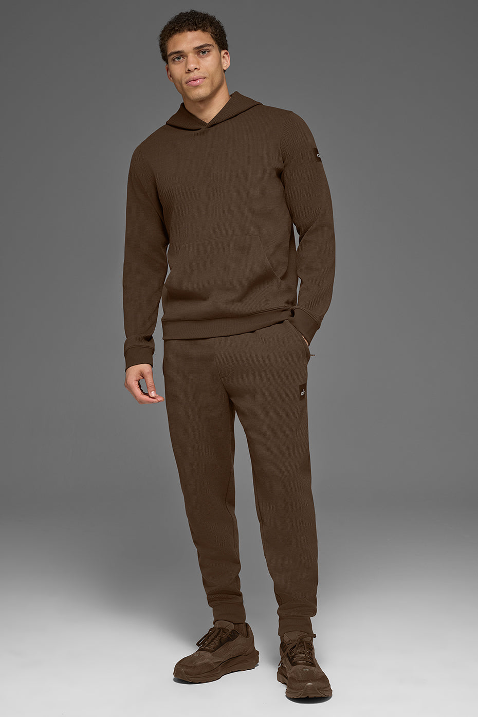 Waffle Lounge Hoodie - Espresso - Image 6