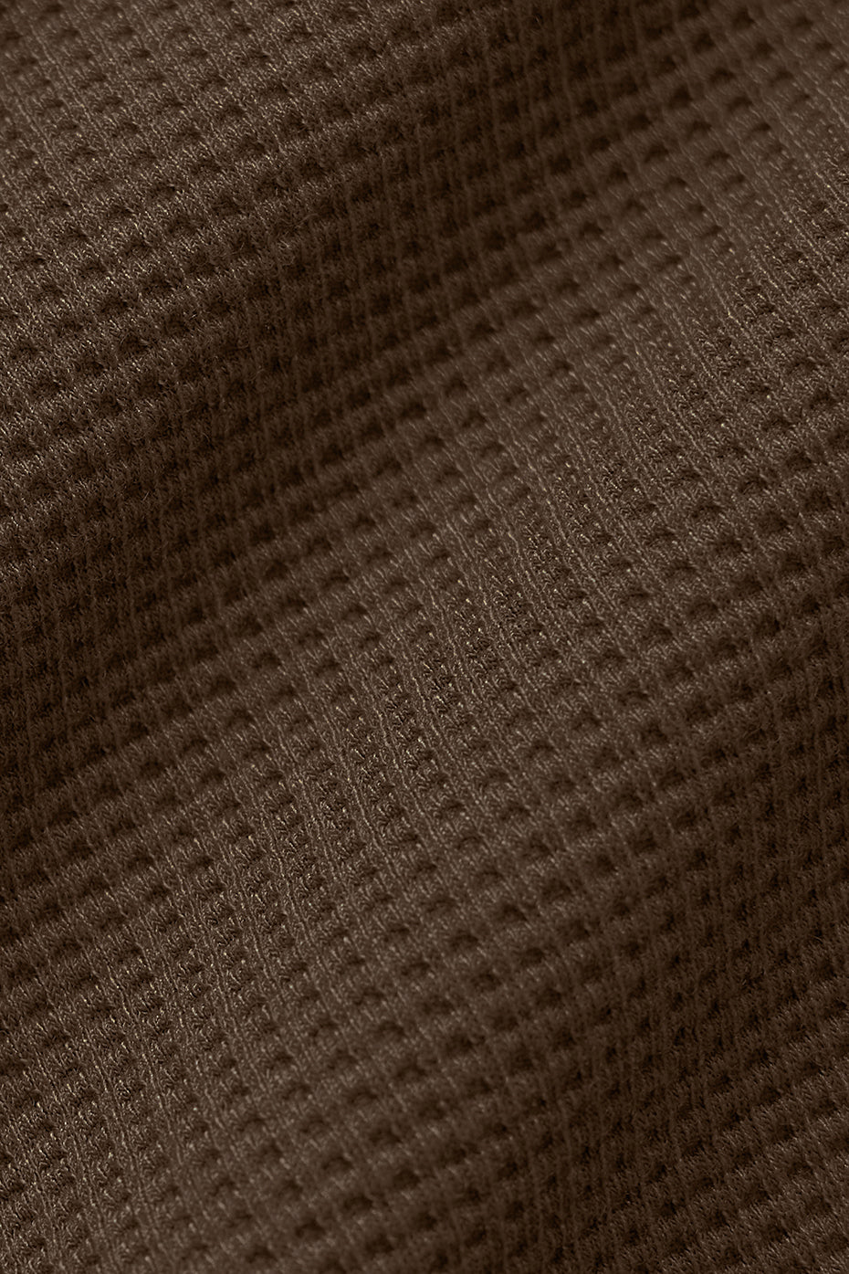 Waffle Lounge Long Sleeve Crew - Espresso - Image 7