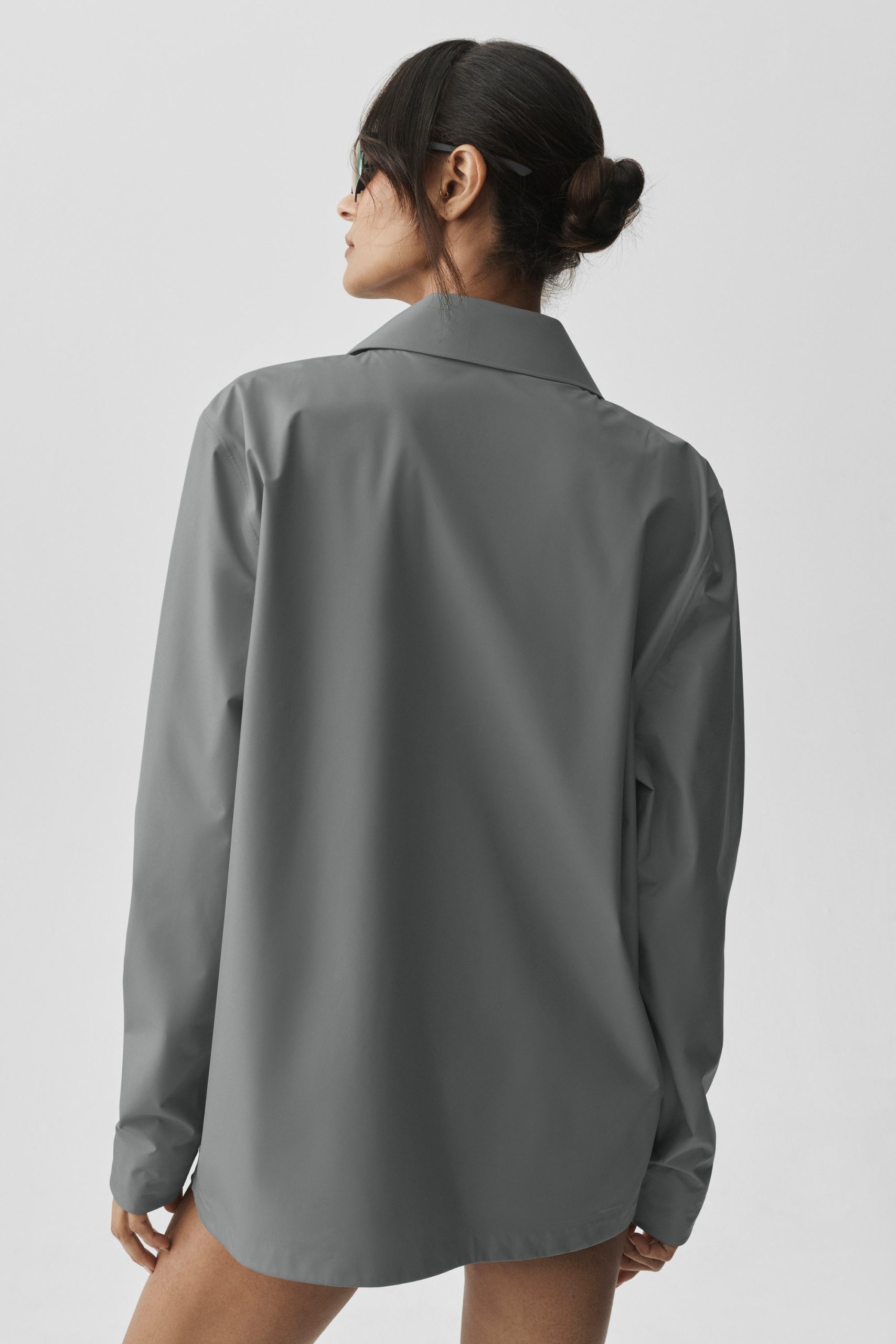 Alpha Shell Overshirt - Monument - Image 2