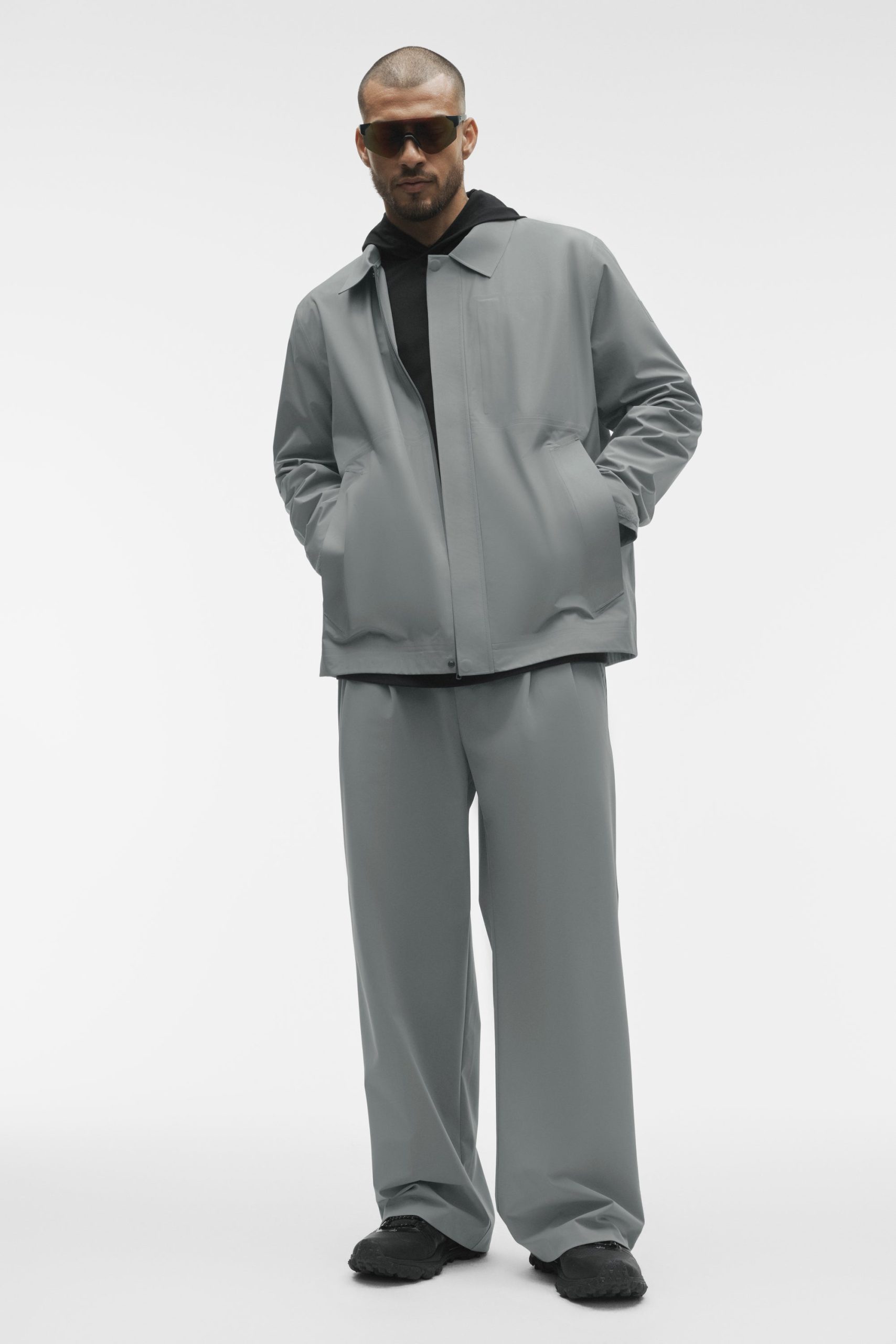 Alpha Shell Overshirt - Monument - Image 6