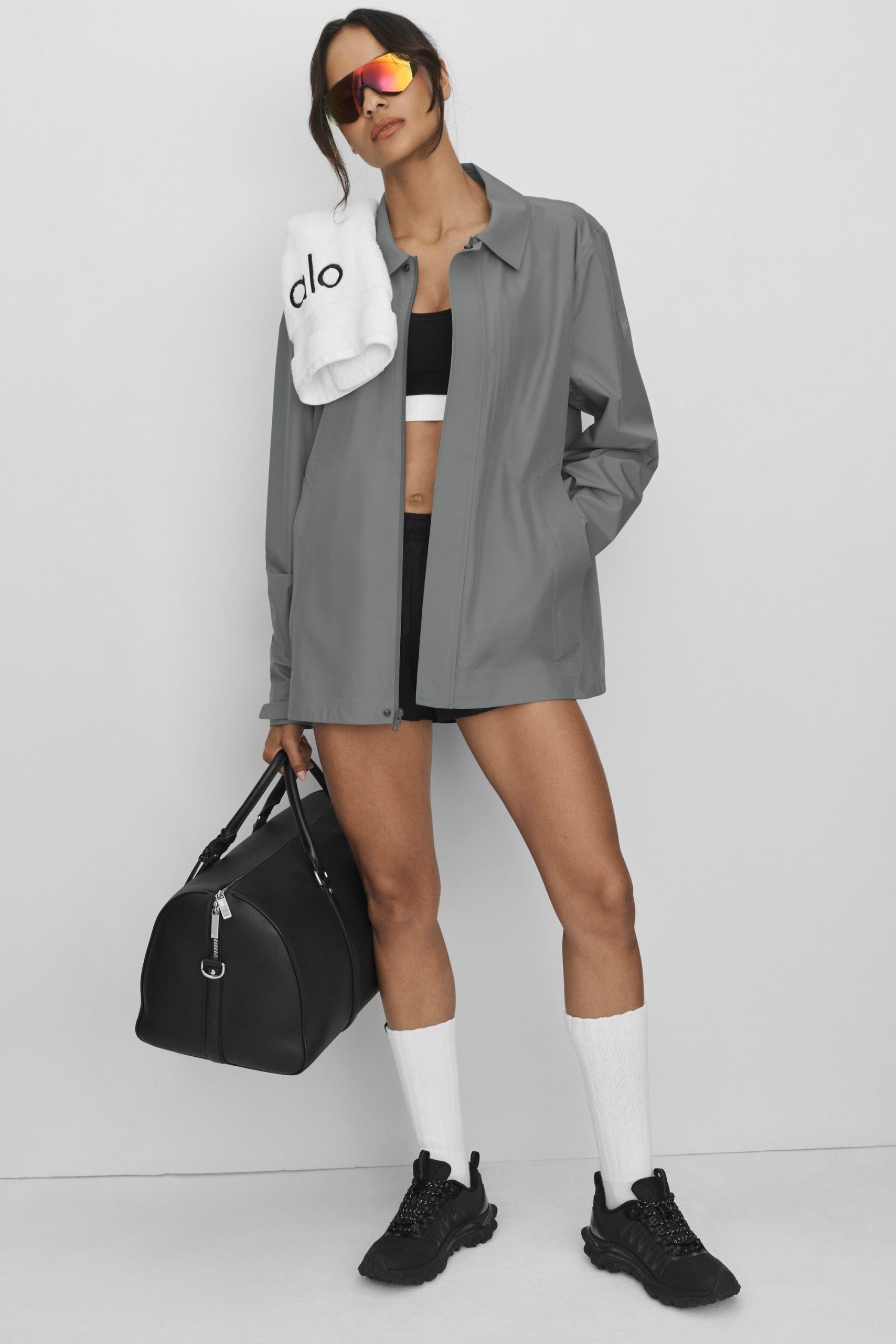 Alpha Shell Overshirt - Monument - Image 4