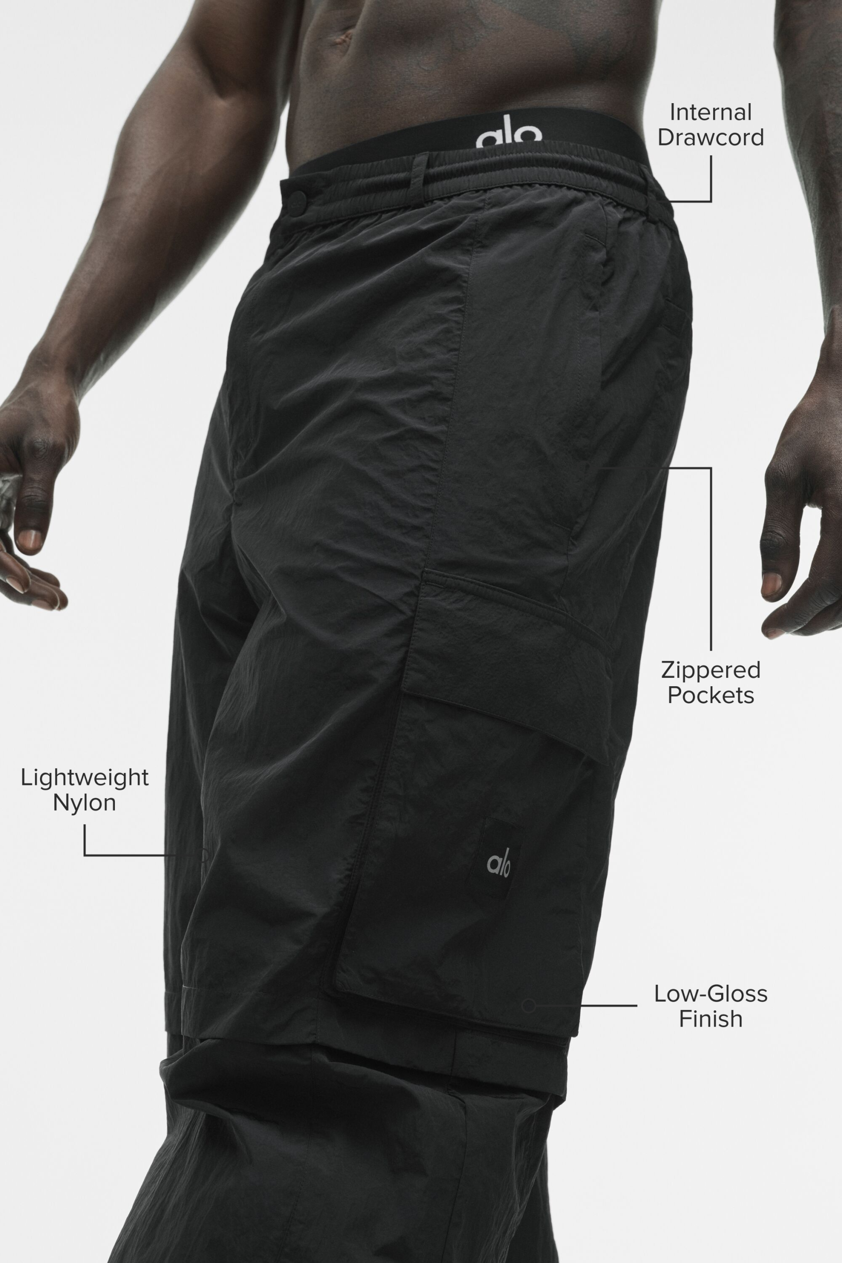 Axis Cargo Trouser - Black - Image 2