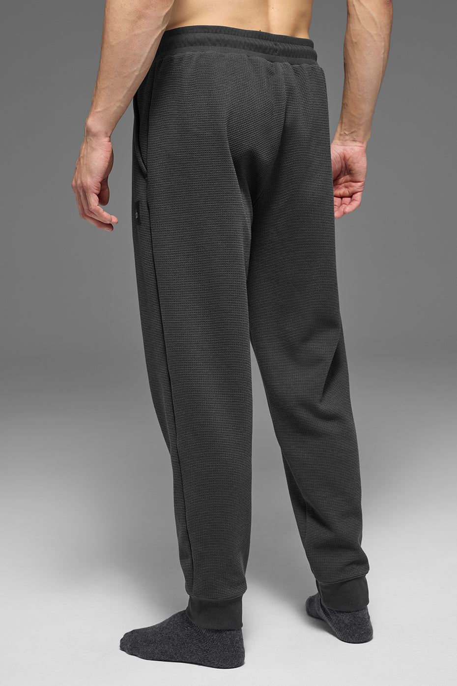 Waffle Lounge Jogger - Anthracite - Image 3