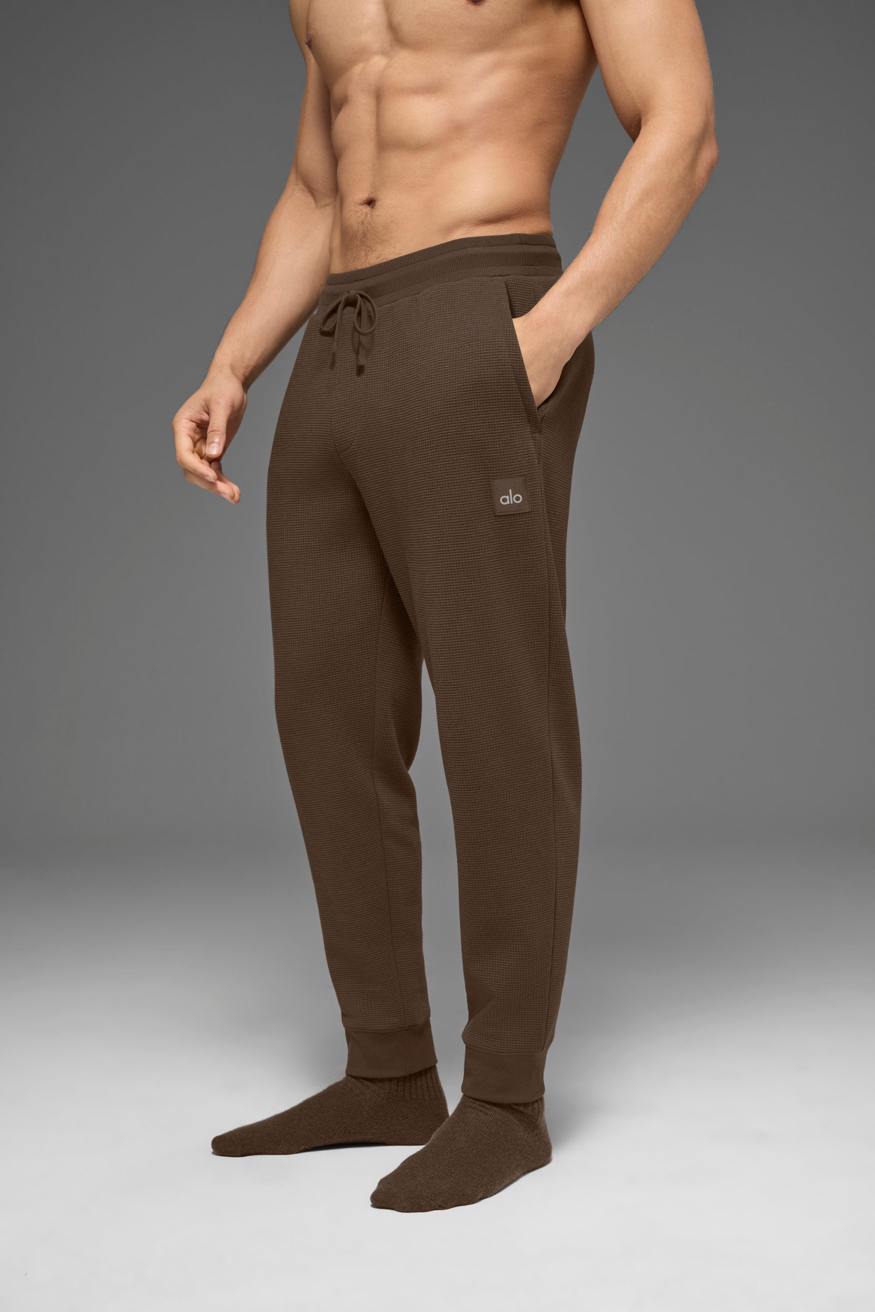 Waffle Lounge Jogger - Espresso - Image 2