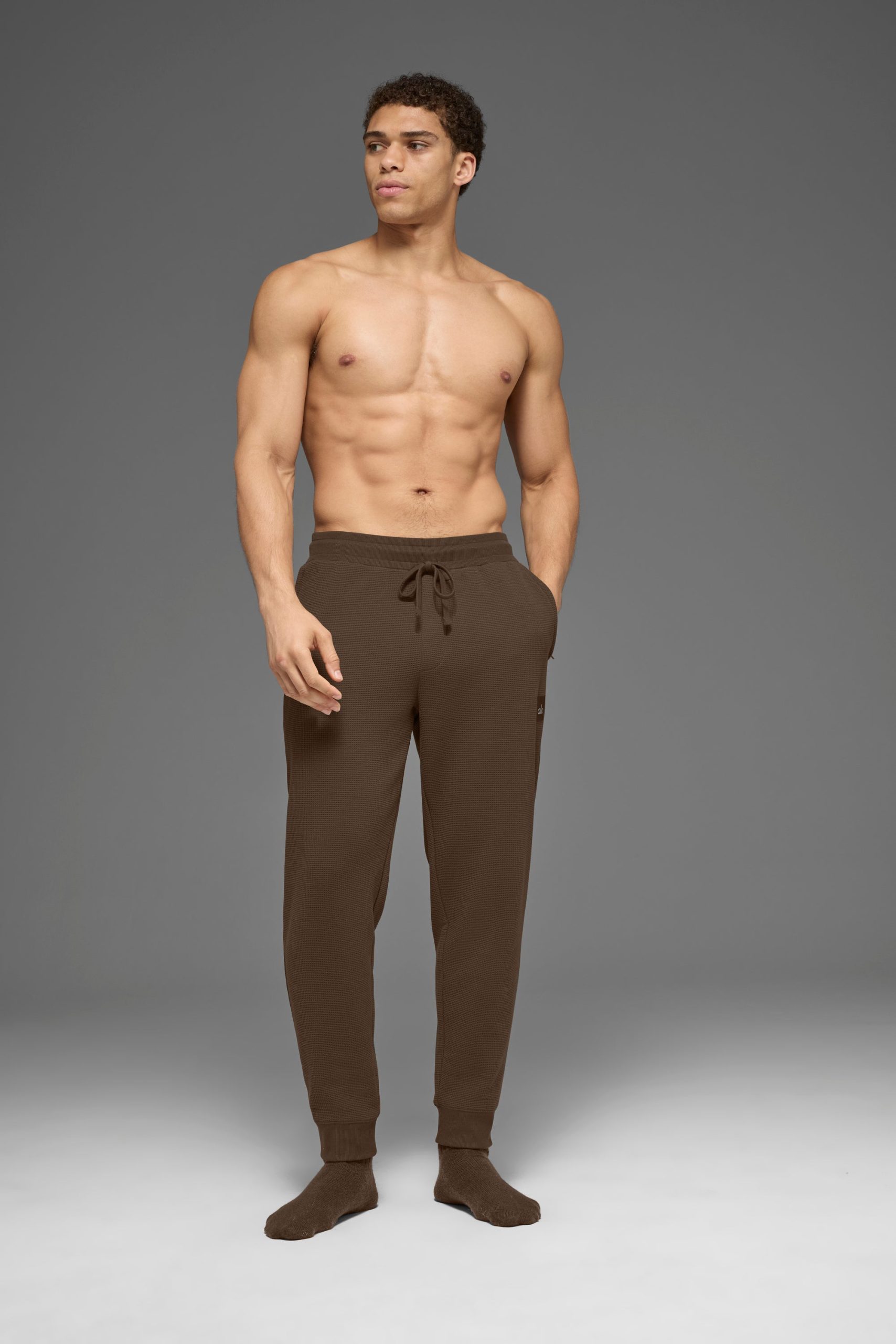 Waffle Lounge Jogger - Espresso - Image 4