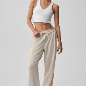Double Take Straight Leg Pant - Bone