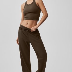 Double Take Straight Leg Pant - Espresso