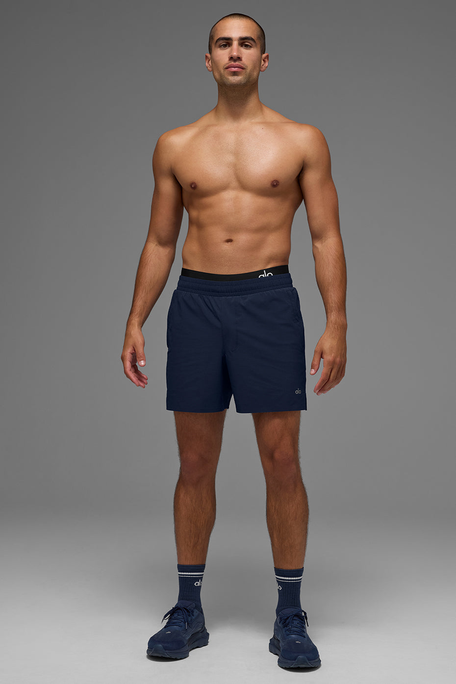 5 Traction Running Short - Navy - Image 4