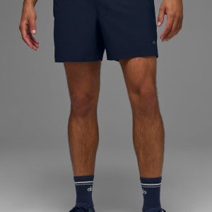 5 Traction Running Short - Navy