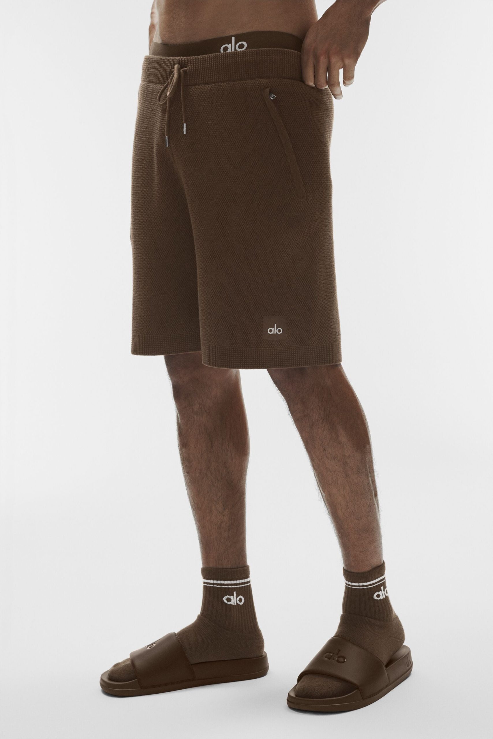 7 Sports Club Sweater Knit Short - Espresso - Image 3