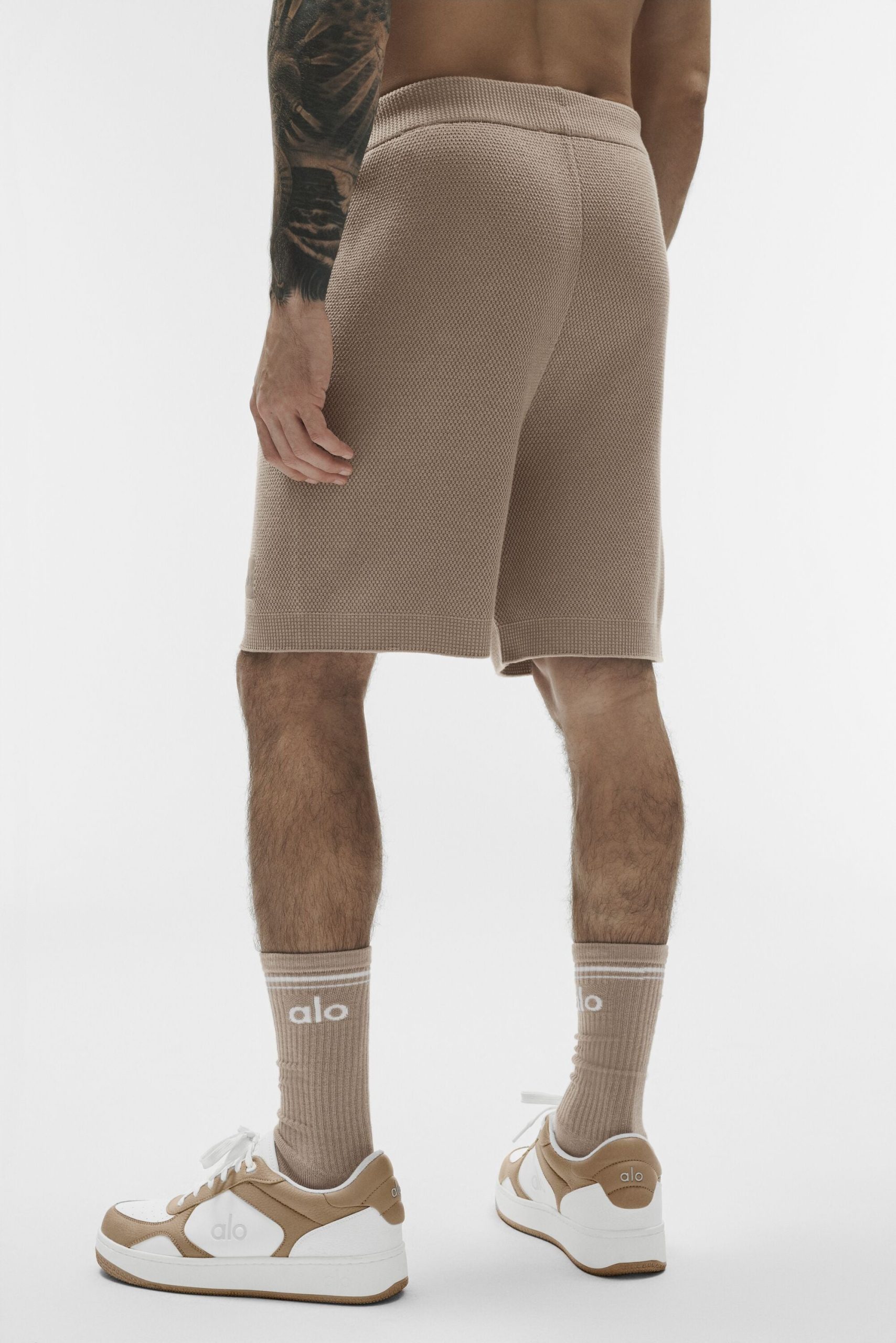 7 Sports Club Sweater Knit Short - Gravel - Image 5