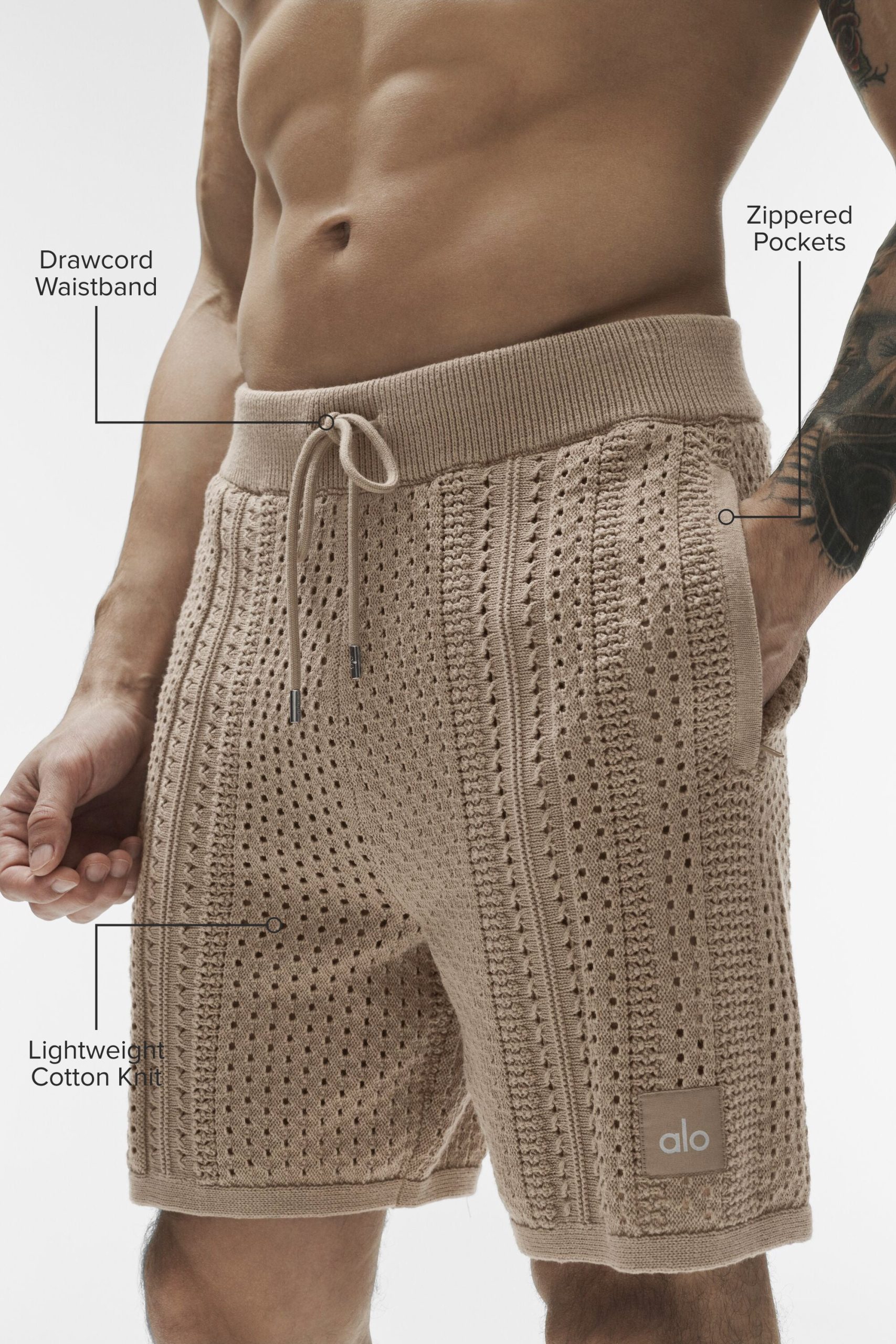 7 Coastline Knit Short - Gravel - Image 2