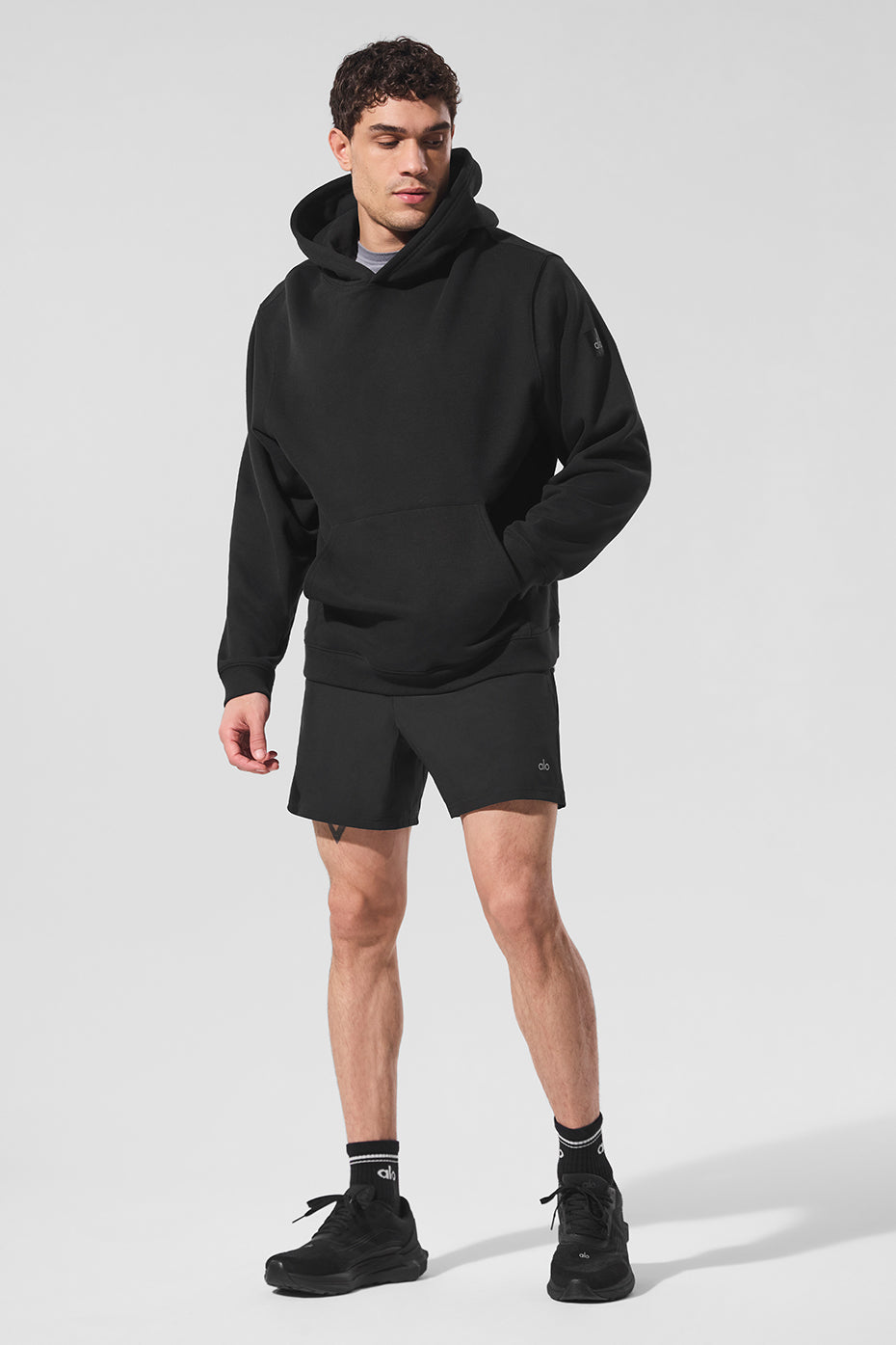 Renown Heavy Weight Hoodie - Black - Image 5