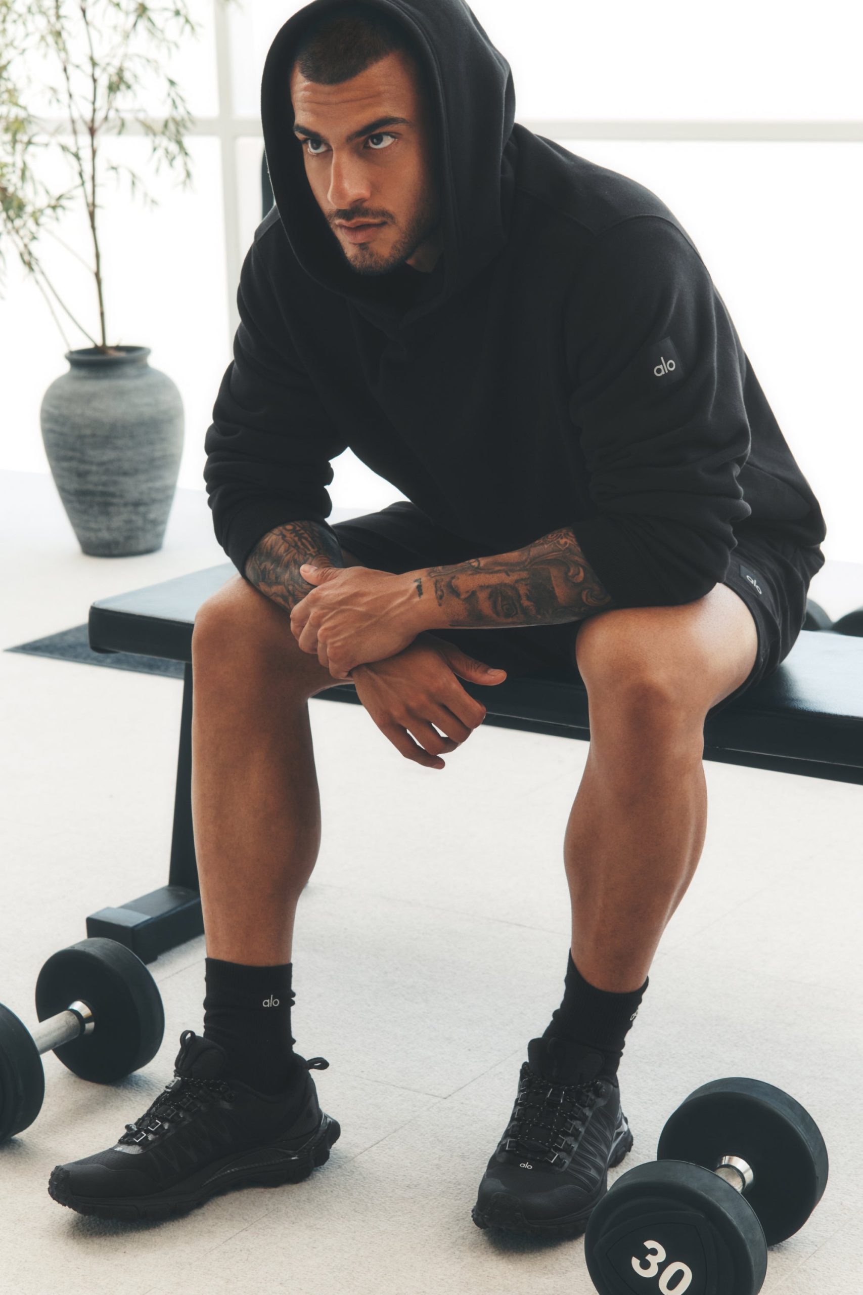 Renown Heavy Weight Hoodie - Black