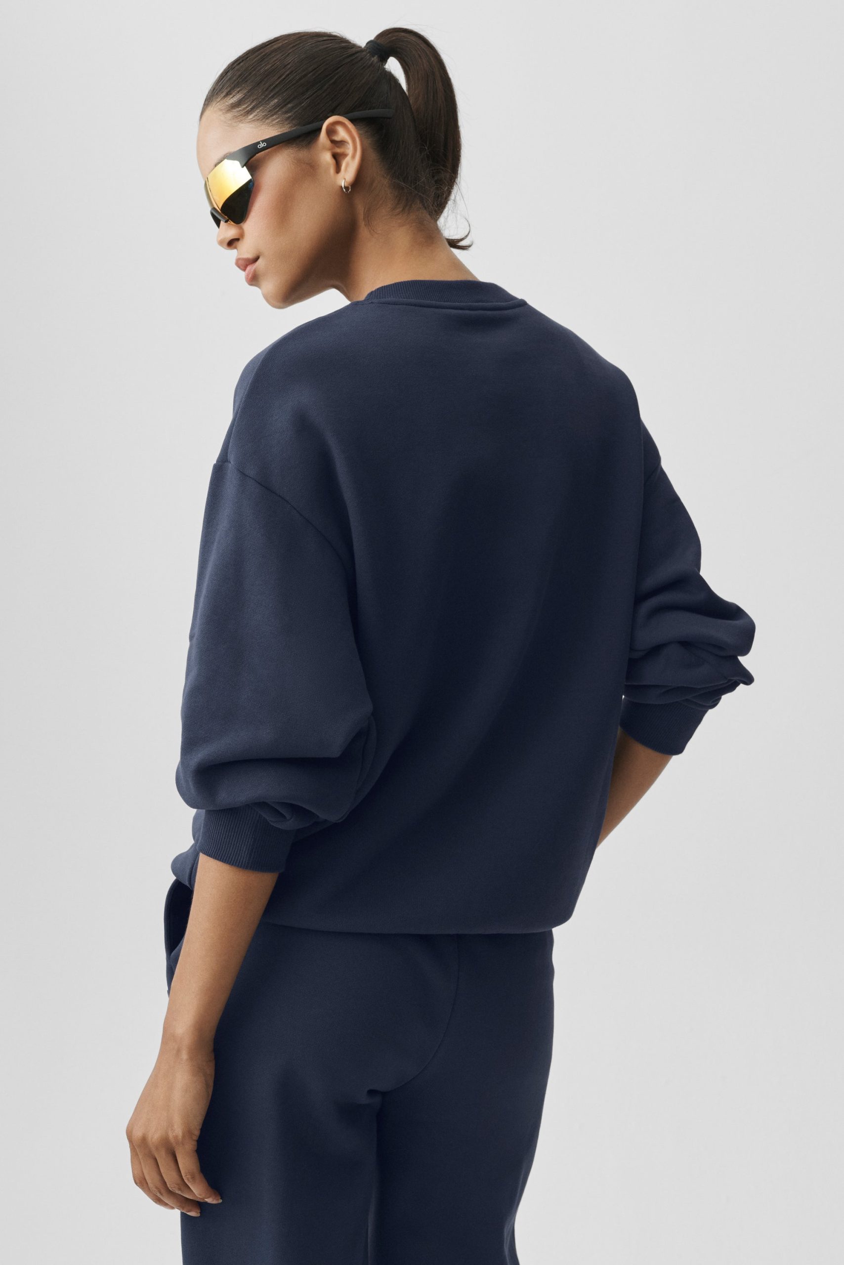 Accolade Crew Neck Pullover - Navy - Image 2