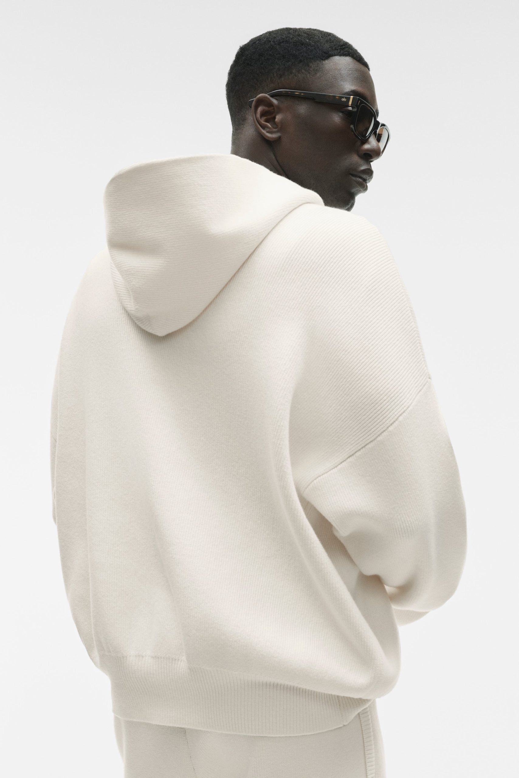 Scholar Hooded Sweater - Ivory - Image 3