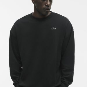 Accolade Crew Neck Pullover - Black