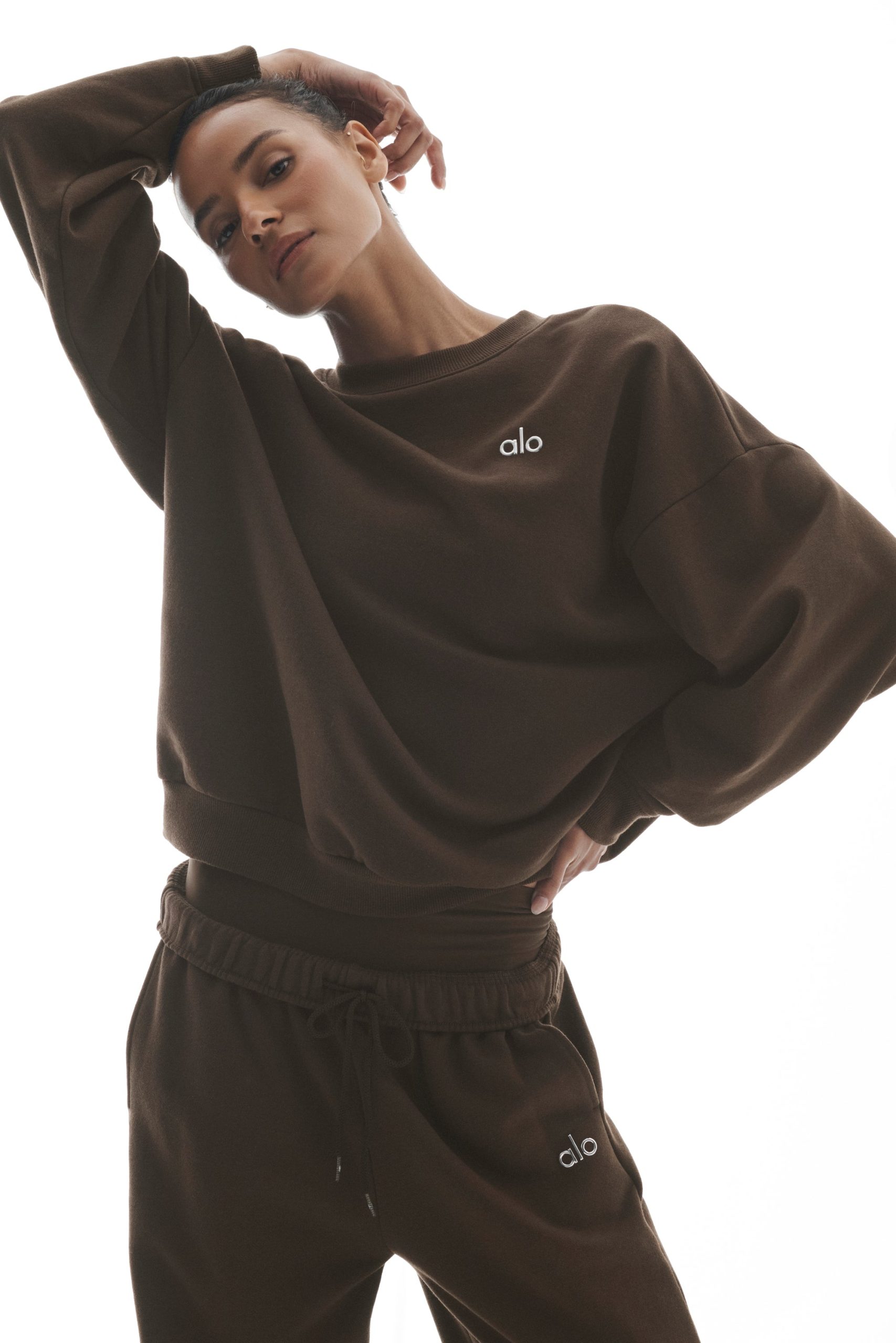 Accolade Crew Neck Pullover - Espresso - Image 5