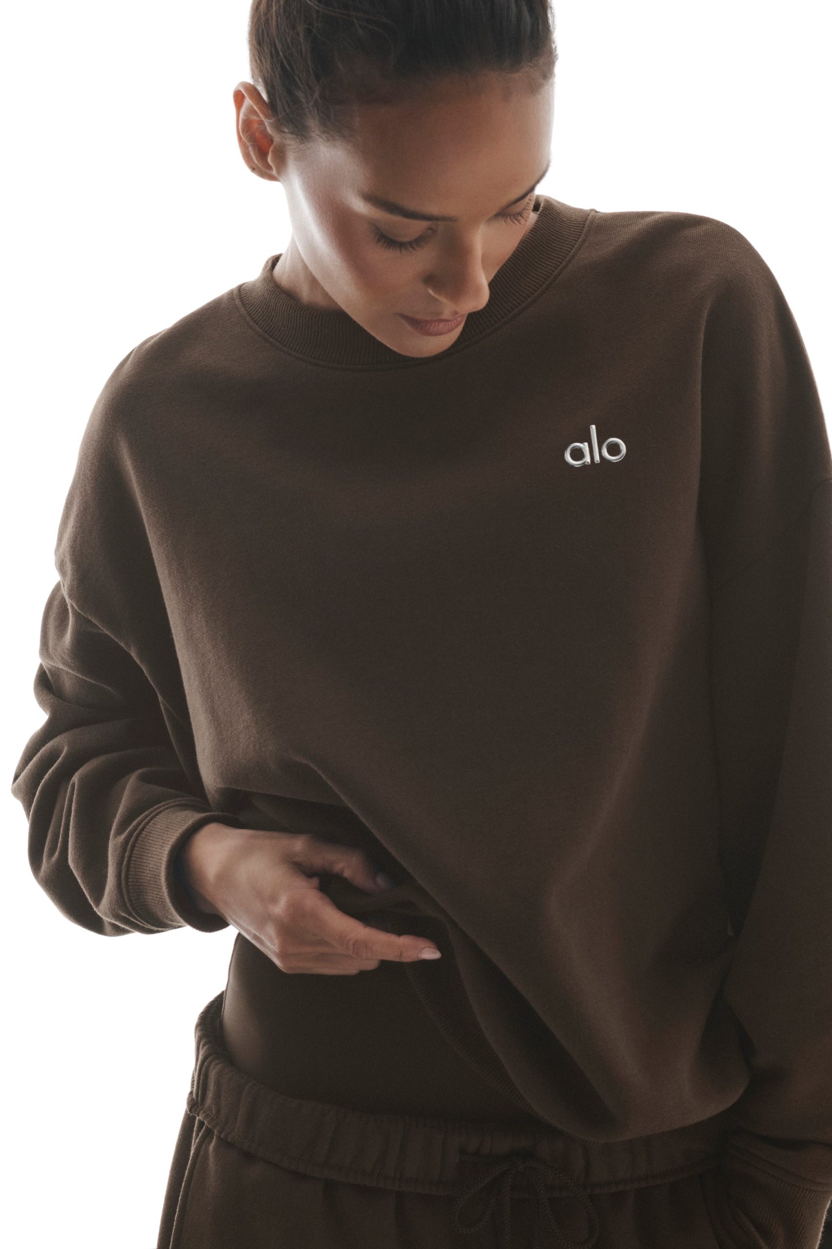 Accolade Crew Neck Pullover - Espresso - Image 4