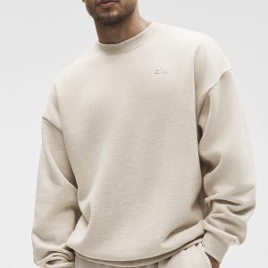 Accolade Crew Neck Pullover - Oatmeal Heather