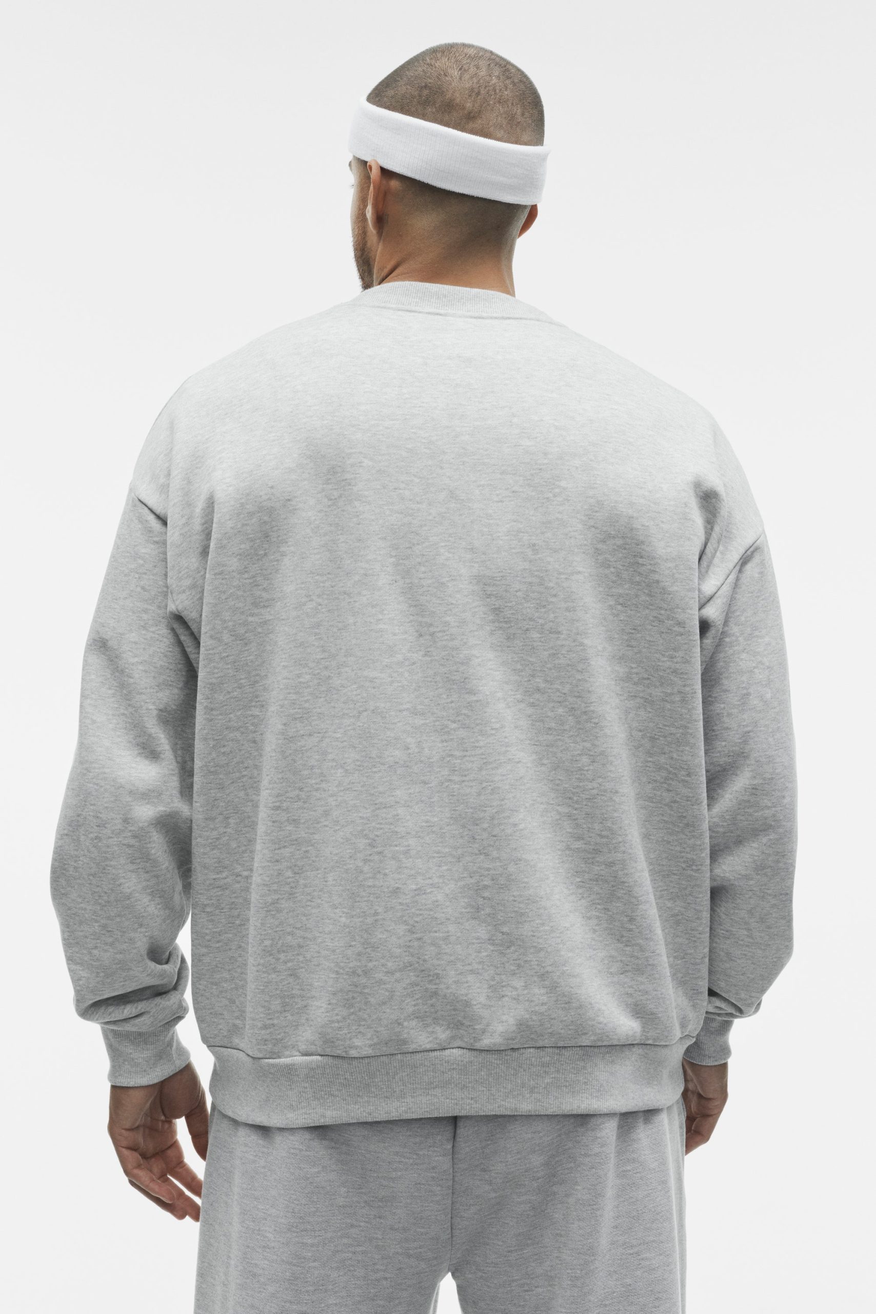 Accolade Crew Neck Pullover - Athletic Heather Grey - Image 2