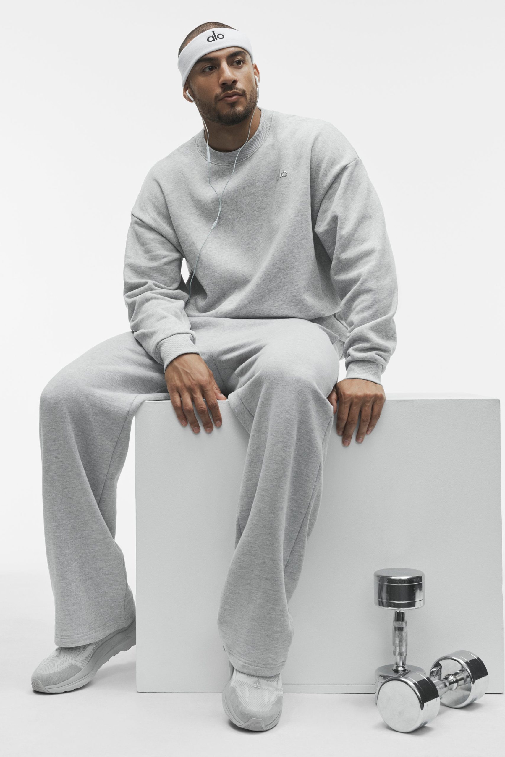 Accolade Crew Neck Pullover - Athletic Heather Grey - Image 4