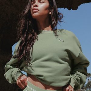 Accolade Crew Neck Pullover - Dune Grass