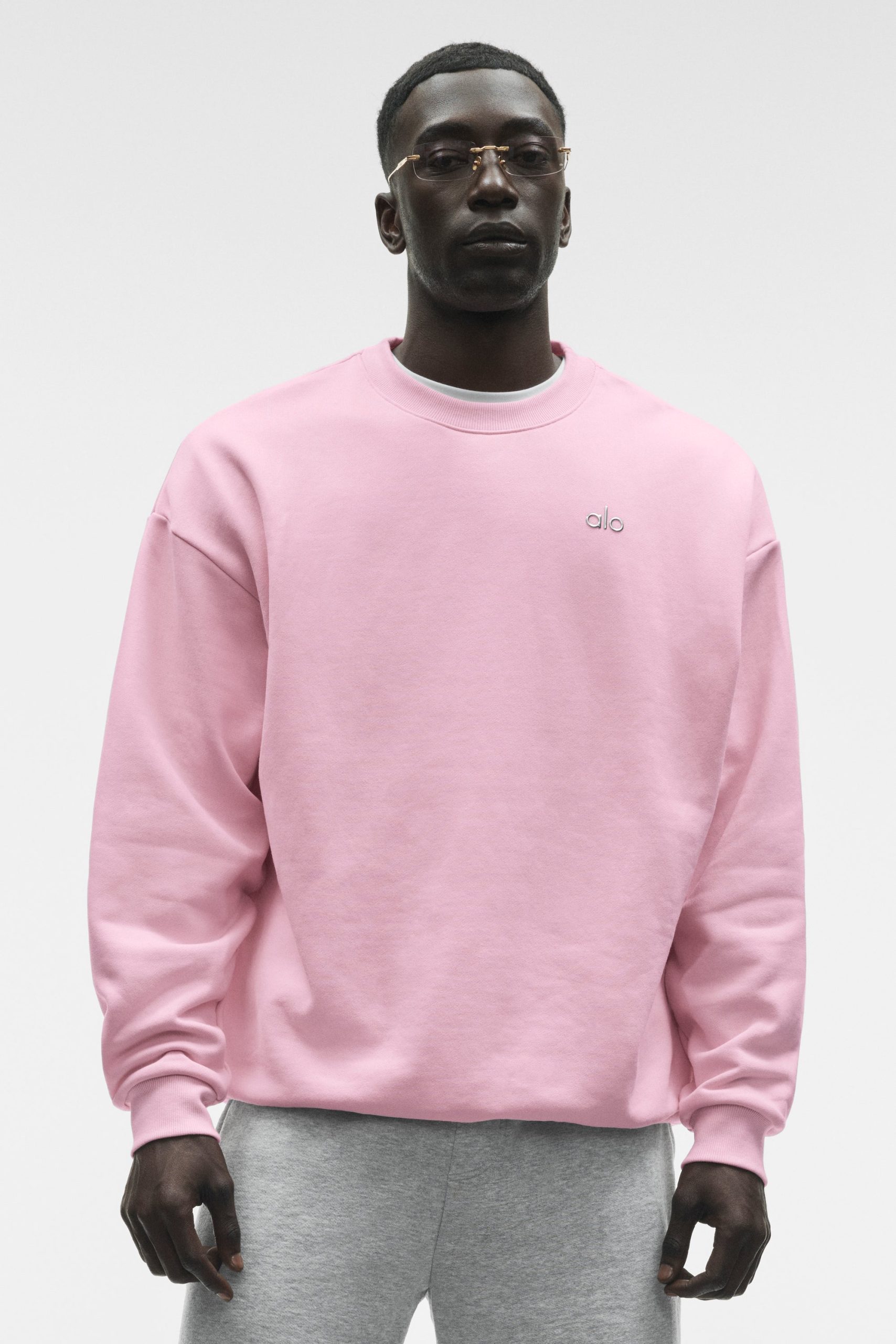 Accolade Crew Neck Pullover - Pink Marshmallow
