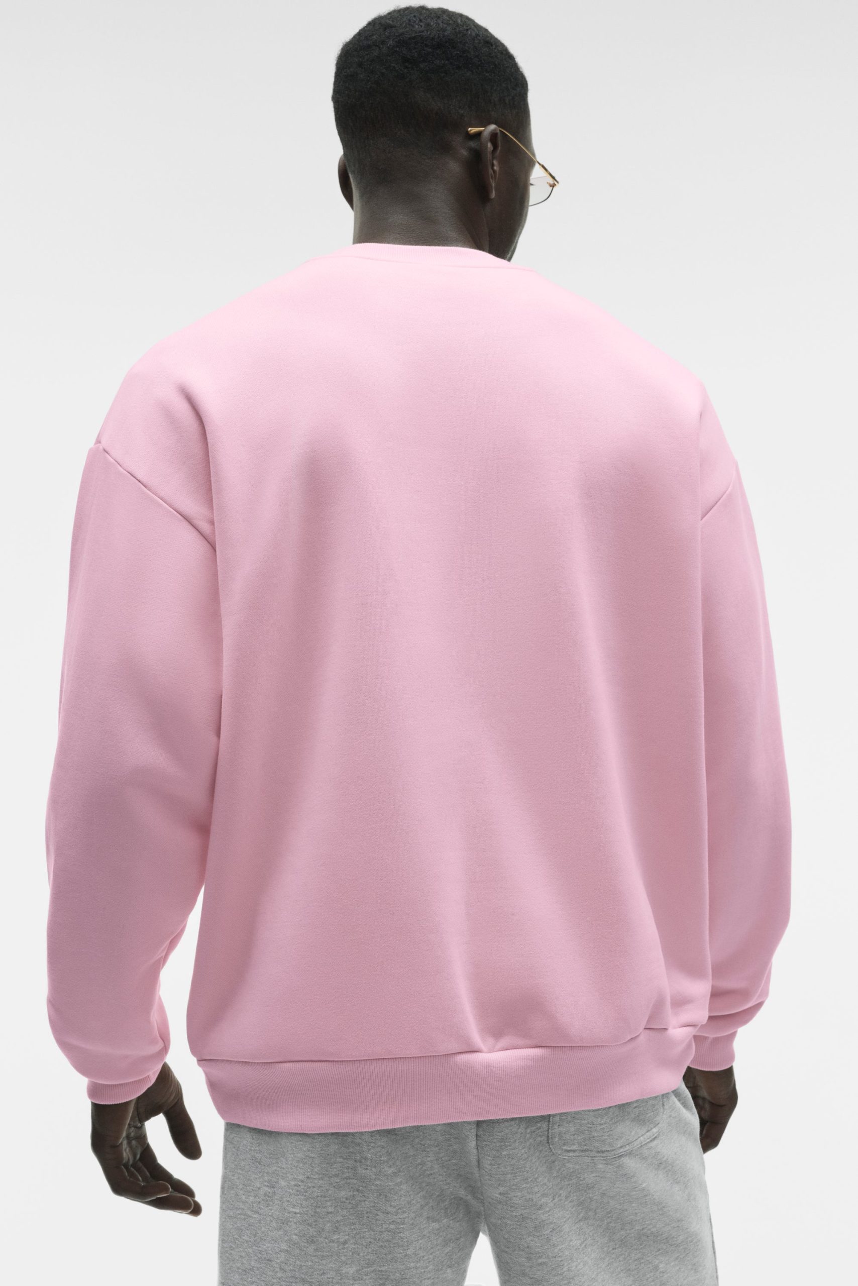 Accolade Crew Neck Pullover - Pink Marshmallow - Image 2