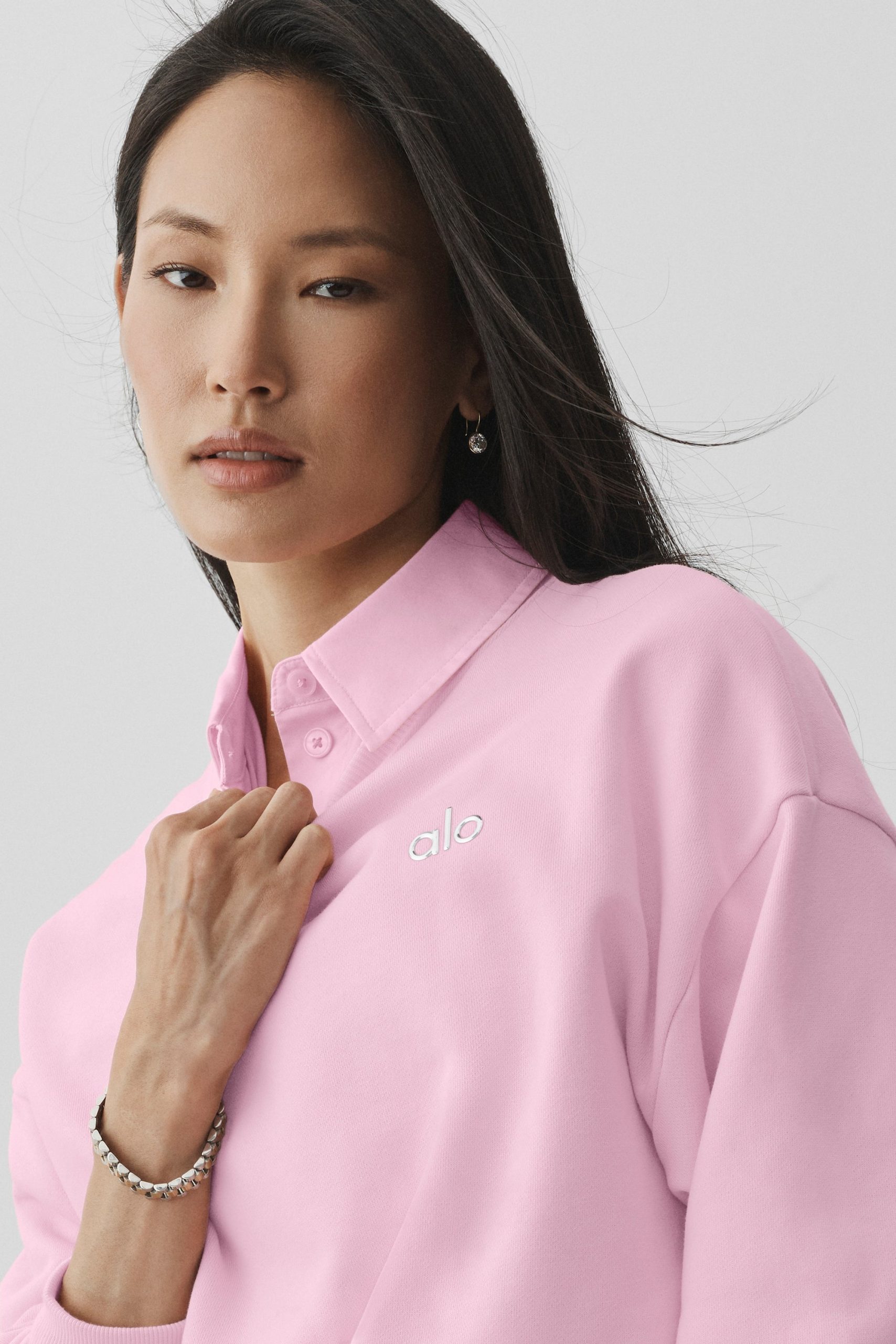 Accolade Crew Neck Pullover - Pink Marshmallow - Image 4