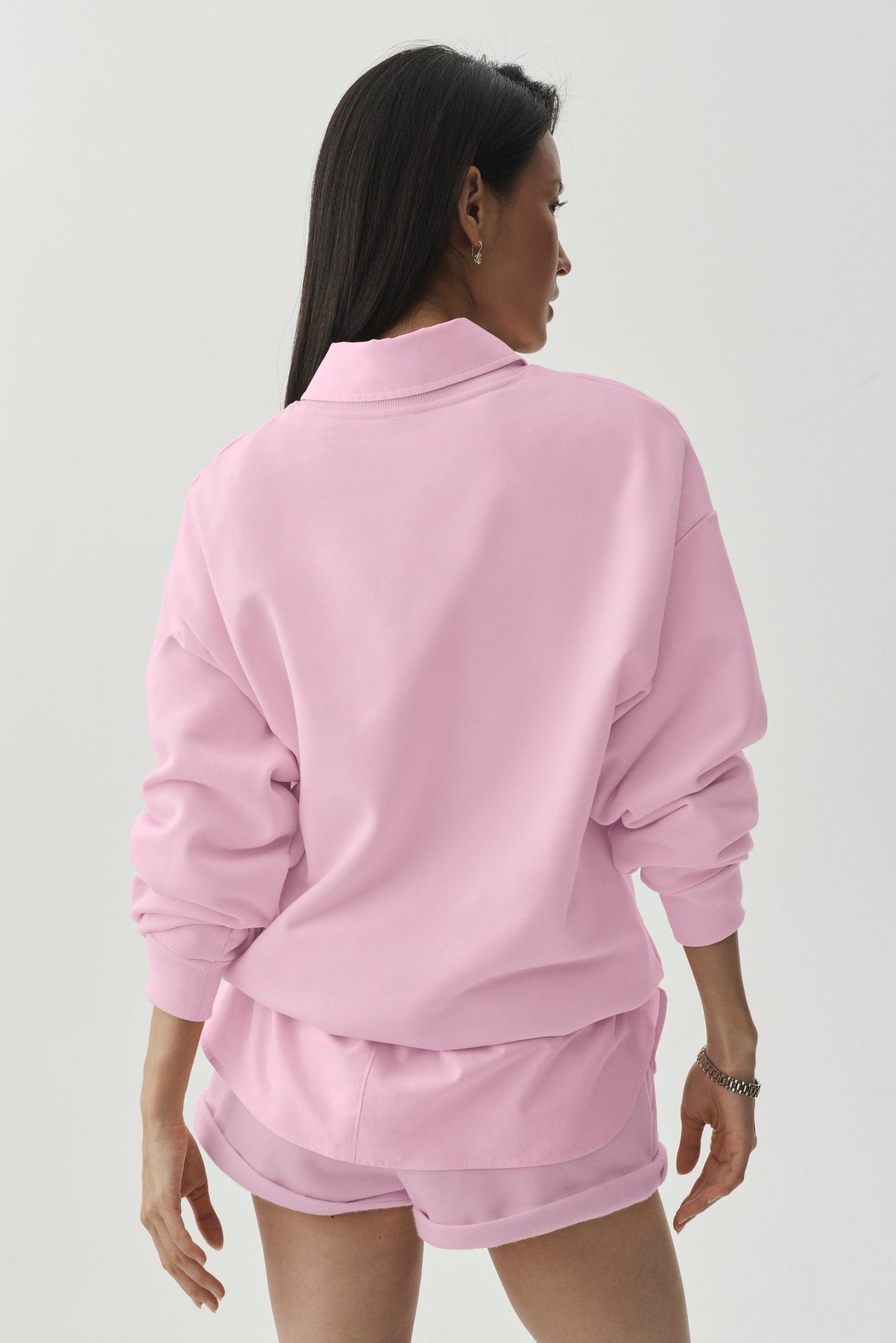 Accolade Crew Neck Pullover - Pink Marshmallow - Image 2