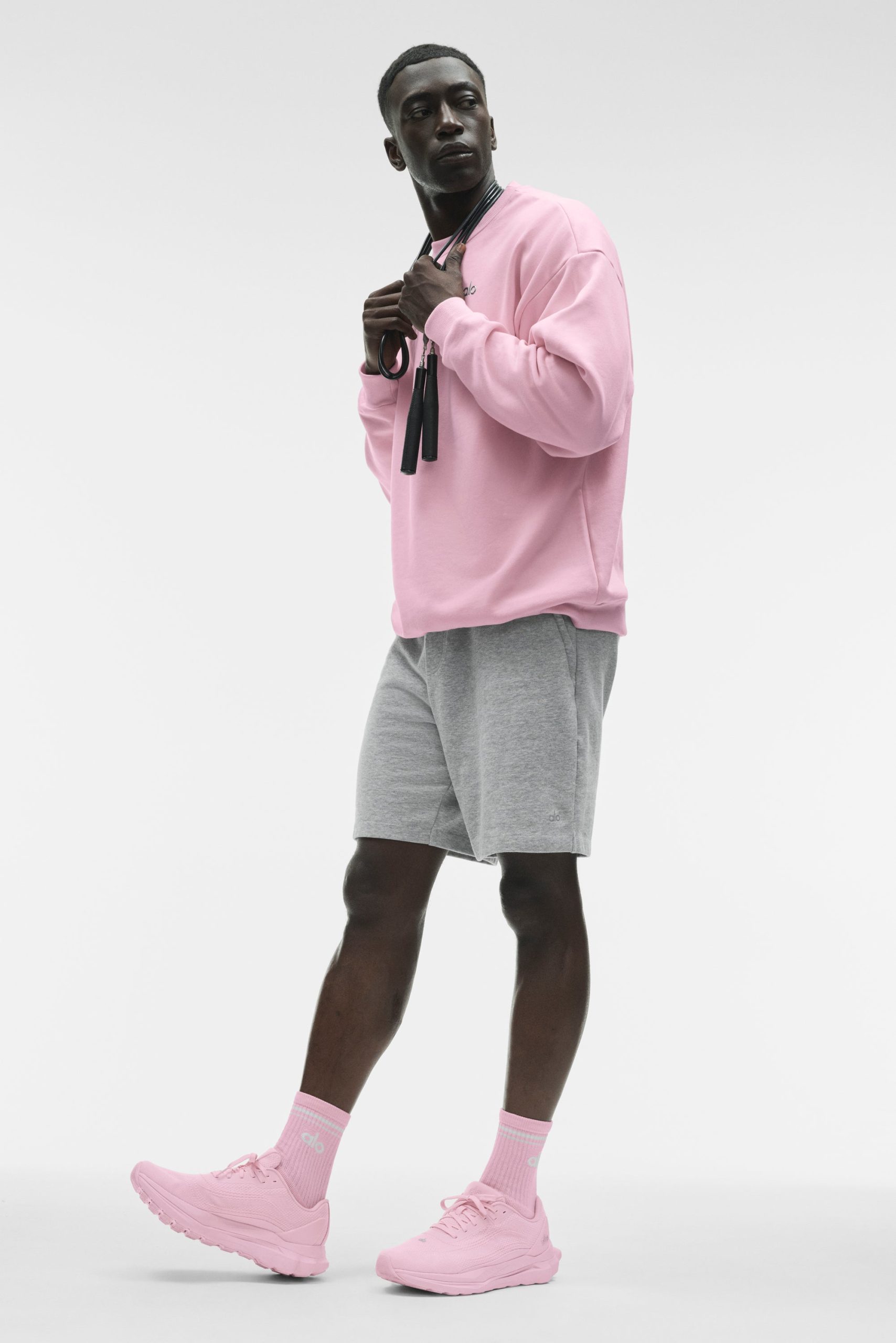 Accolade Crew Neck Pullover - Pink Marshmallow - Image 5