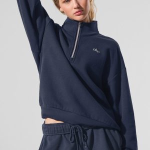 Accolade 1/4 Zip Pullover - Navy