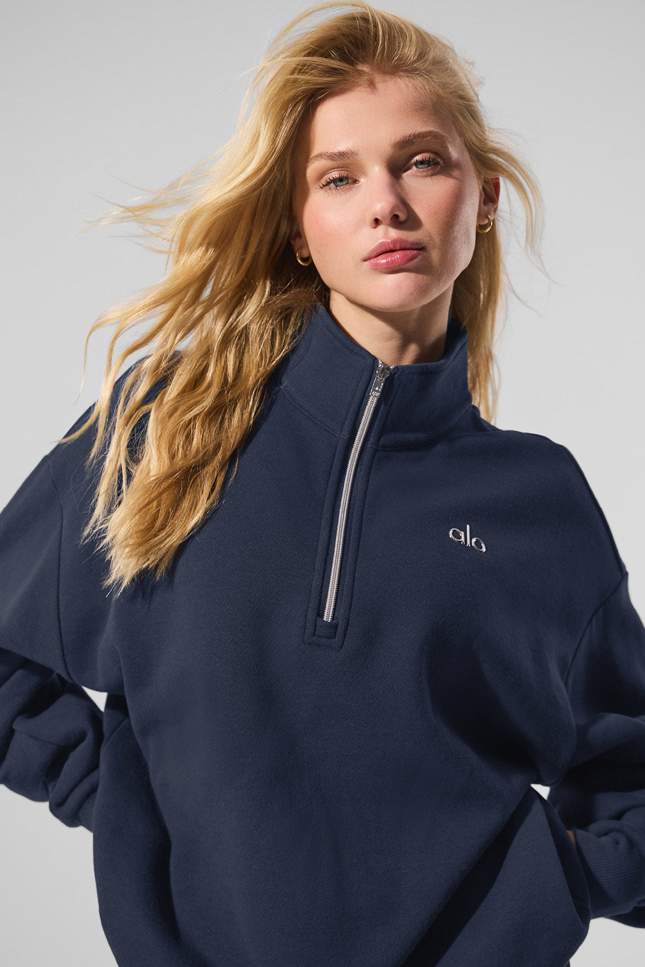 Accolade 1/4 Zip Pullover - Navy - Image 3