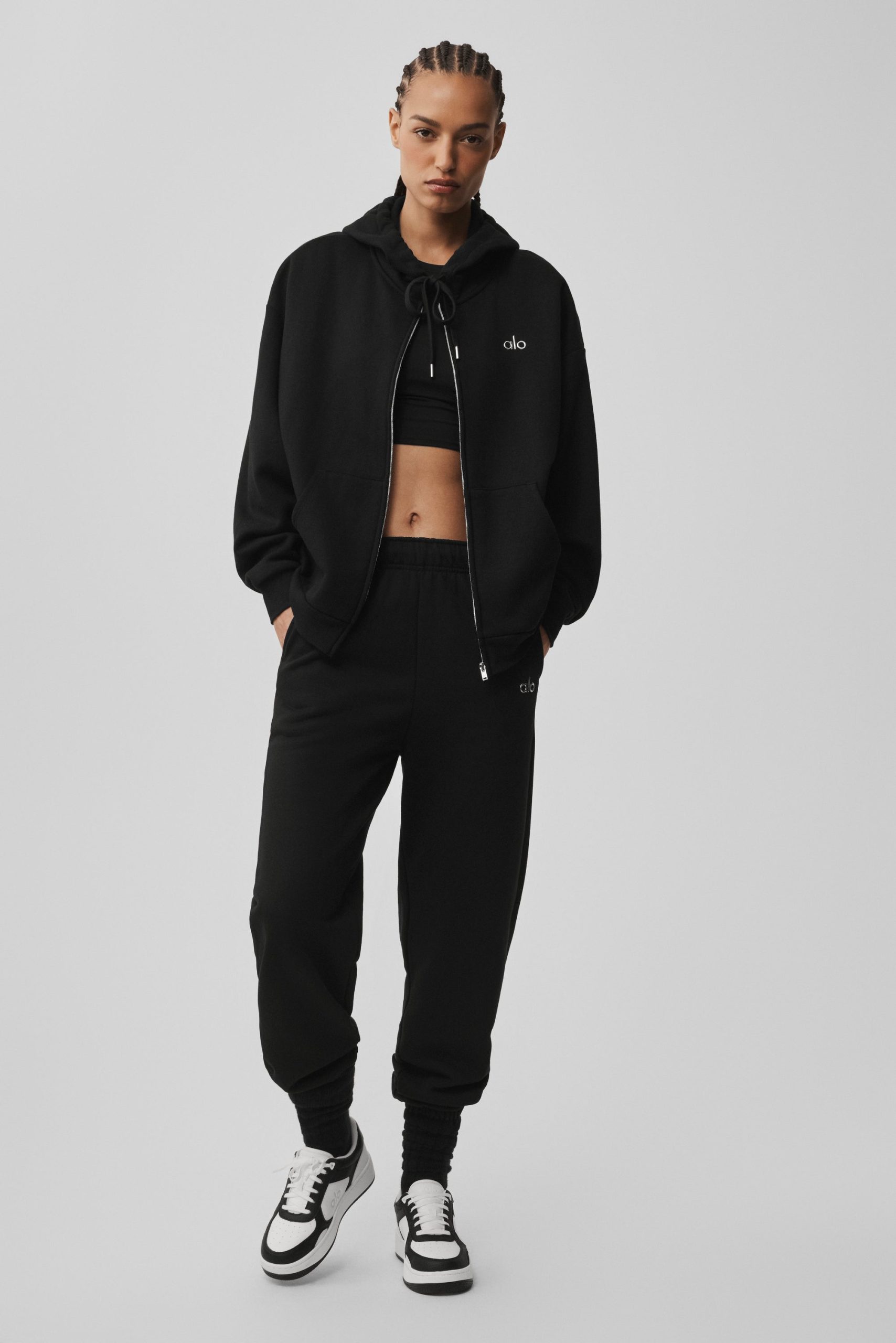 Accolade Full Zip Hoodie - Black - Image 5