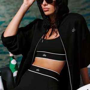 Accolade Full Zip Hoodie - Black
