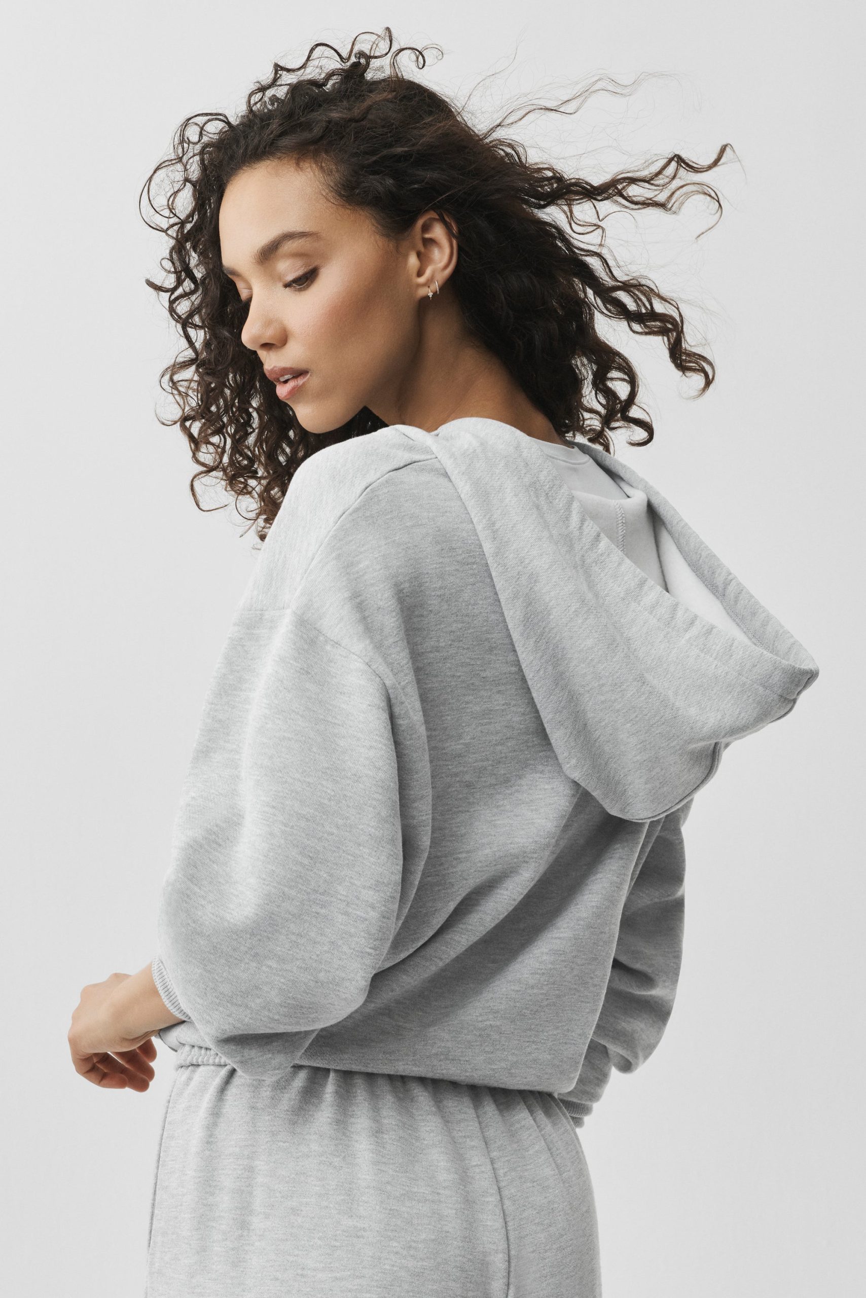 Accolade Full Zip Hoodie - Athletic Heather Grey - Image 2