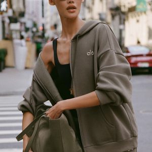 Accolade Full Zip Hoodie - Olive Tree