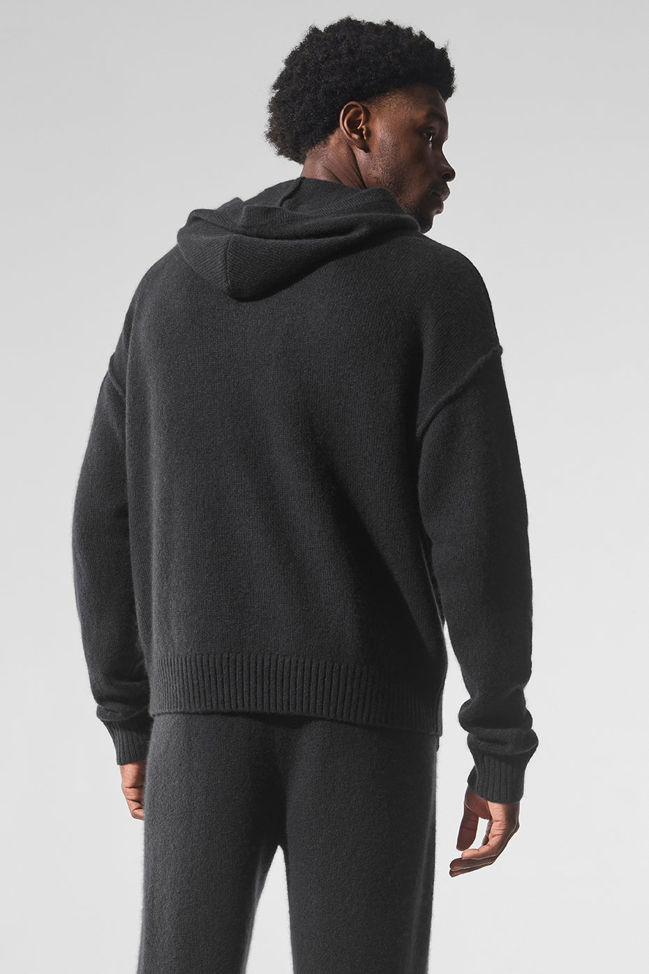 Wool?Cashmere New Class Hoodie - Black - Image 3