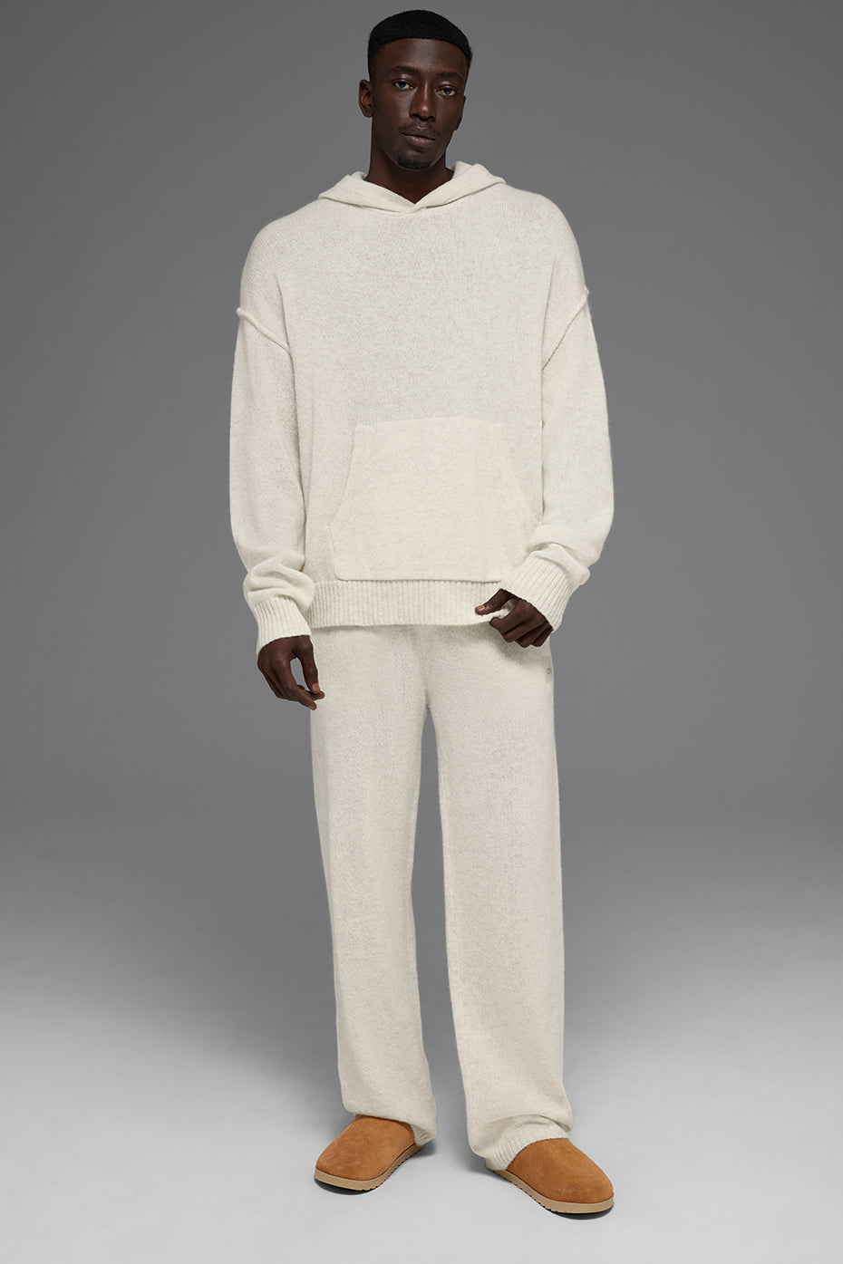 Wool?Cashmere New Class Hoodie - Bone Heather - Image 5