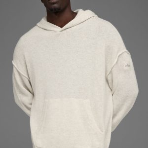 Wool?Cashmere New Class Hoodie - Bone Heather