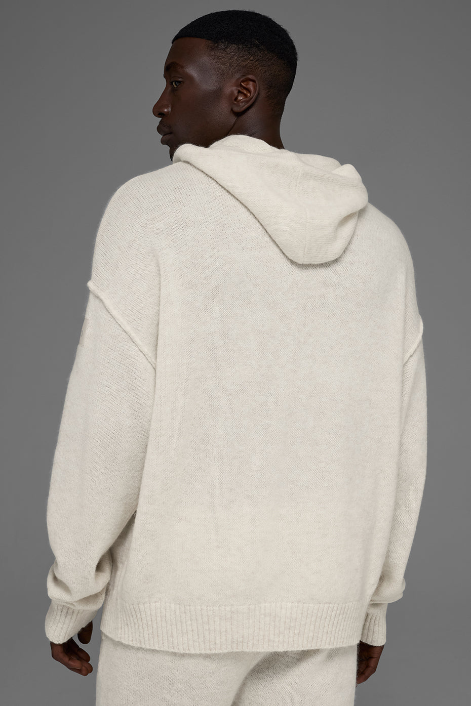 Wool?Cashmere New Class Hoodie - Bone Heather - Image 3