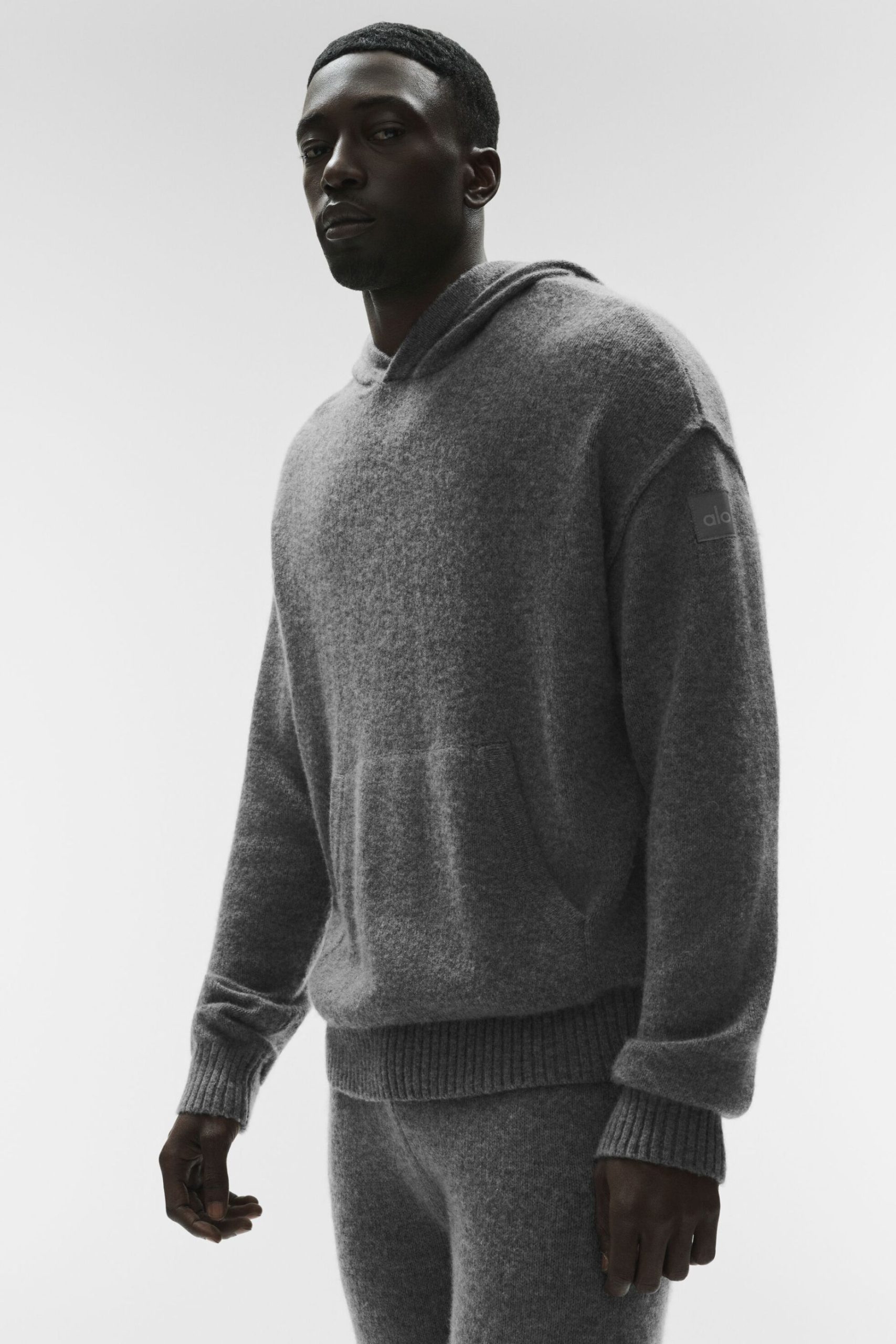 Wool?Cashmere New Class Hoodie - Platinum Grey