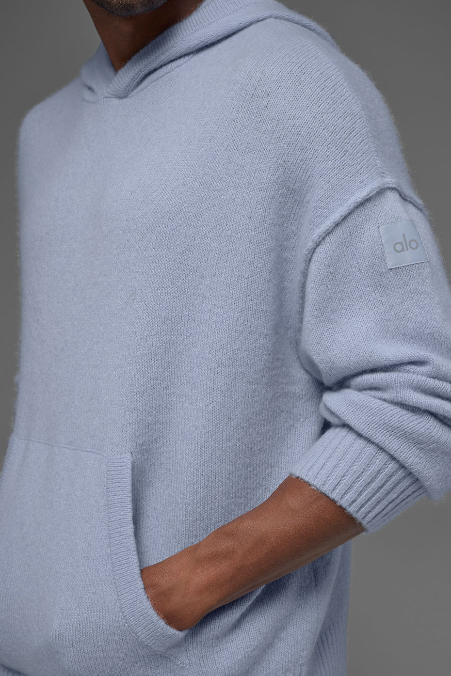 Wool?Cashmere New Class Hoodie - Winter Frost - Image 3
