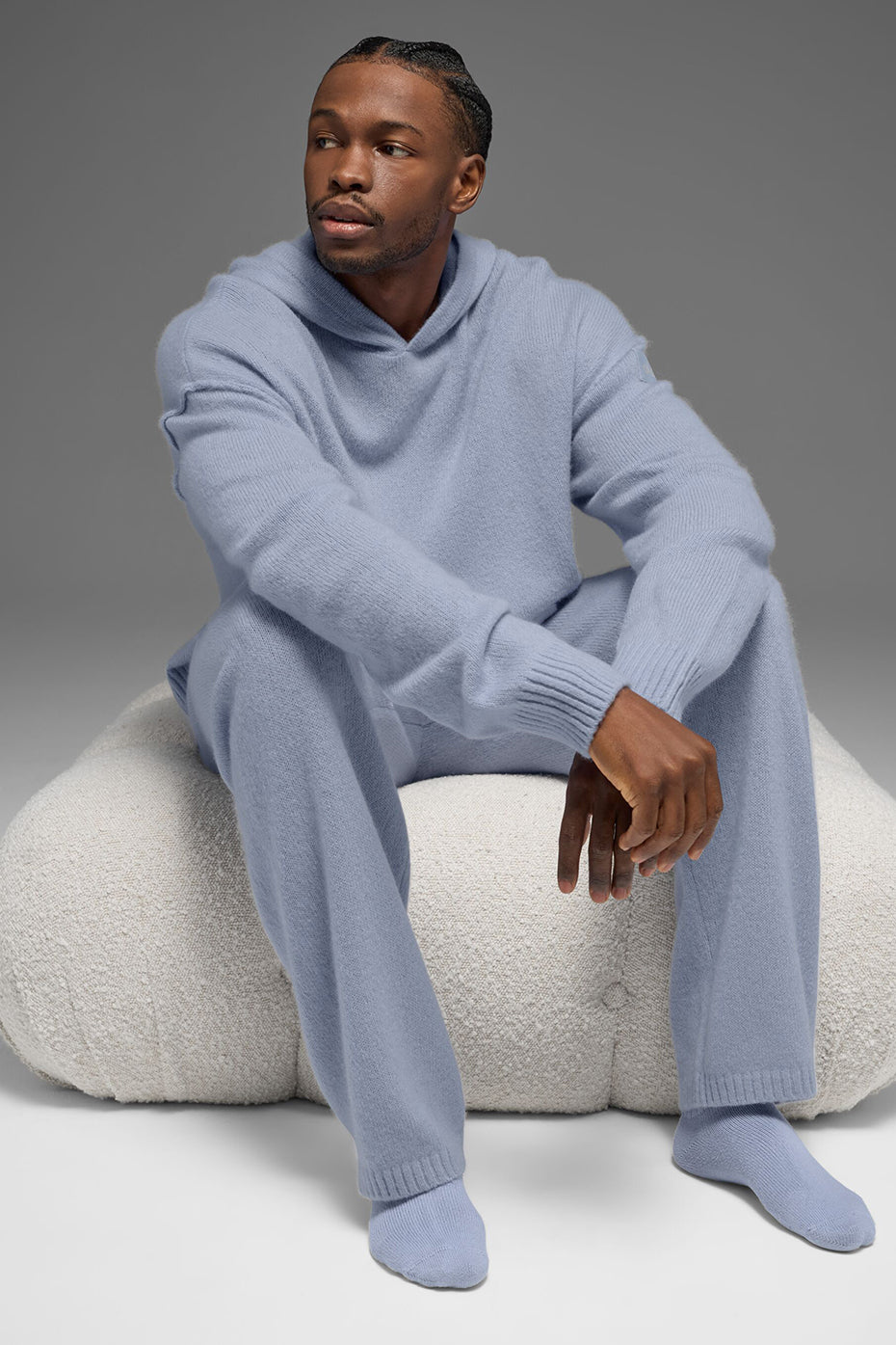 Wool?Cashmere New Class Hoodie - Winter Frost - Image 4