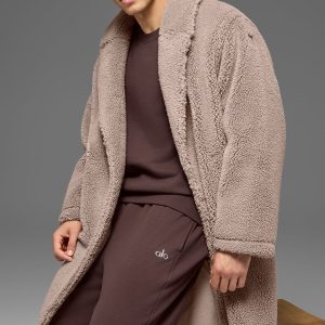 Oversized Sherpa Trench - Chai Latte