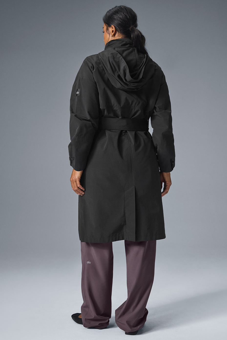 Crinkle On The Move Trench - Black - Image 4