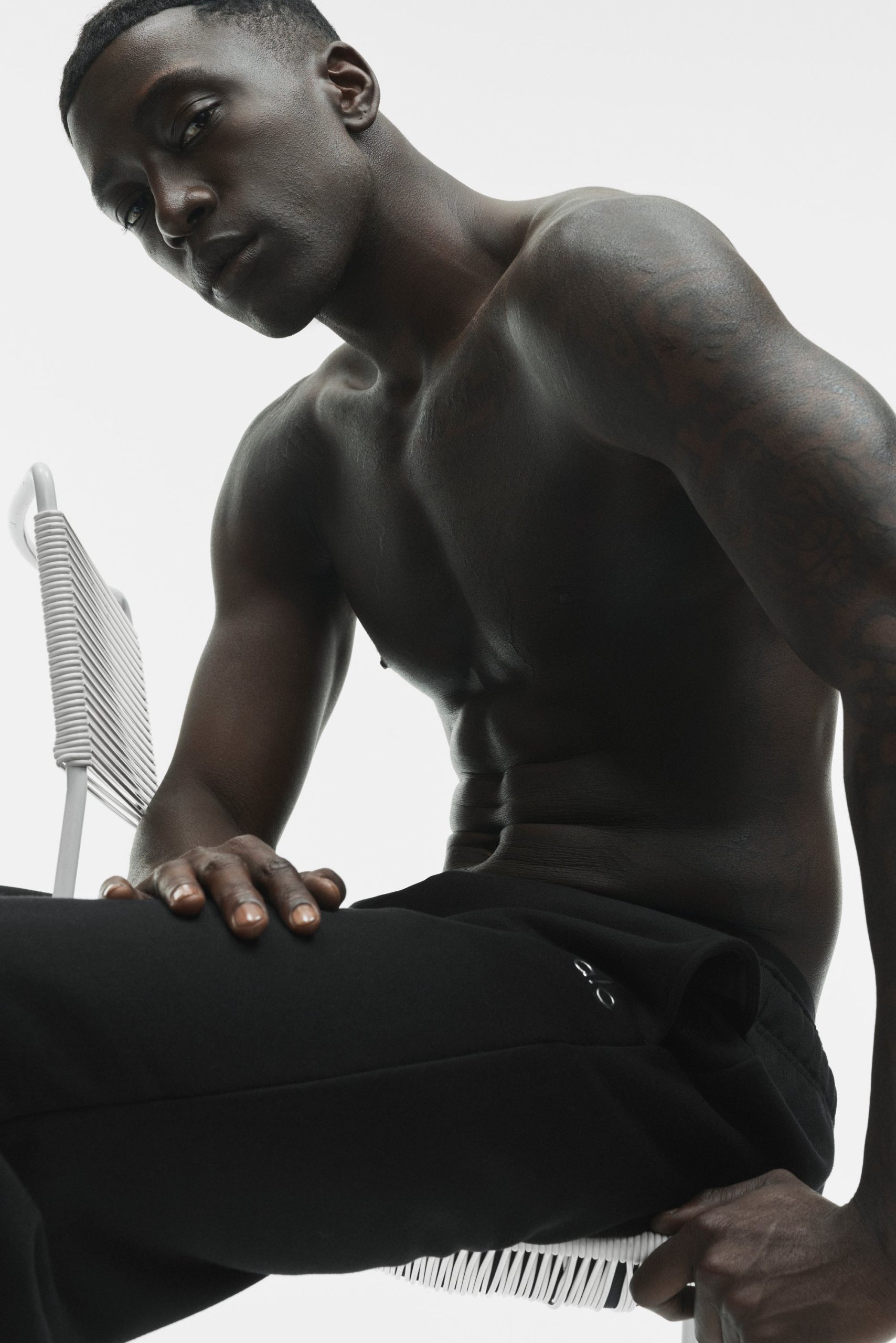 Accolade Straight Leg Sweatpant - Black - Image 2