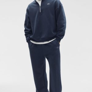 Accolade Straight Leg Sweatpant - Navy