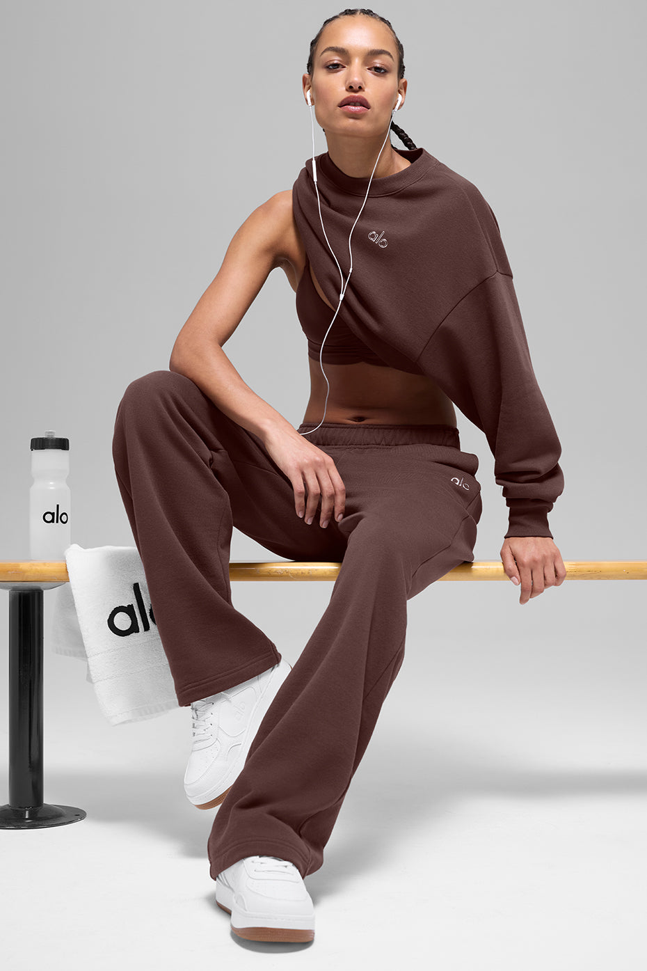 Accolade Straight Leg Sweatpant - Brownstone - Image 4